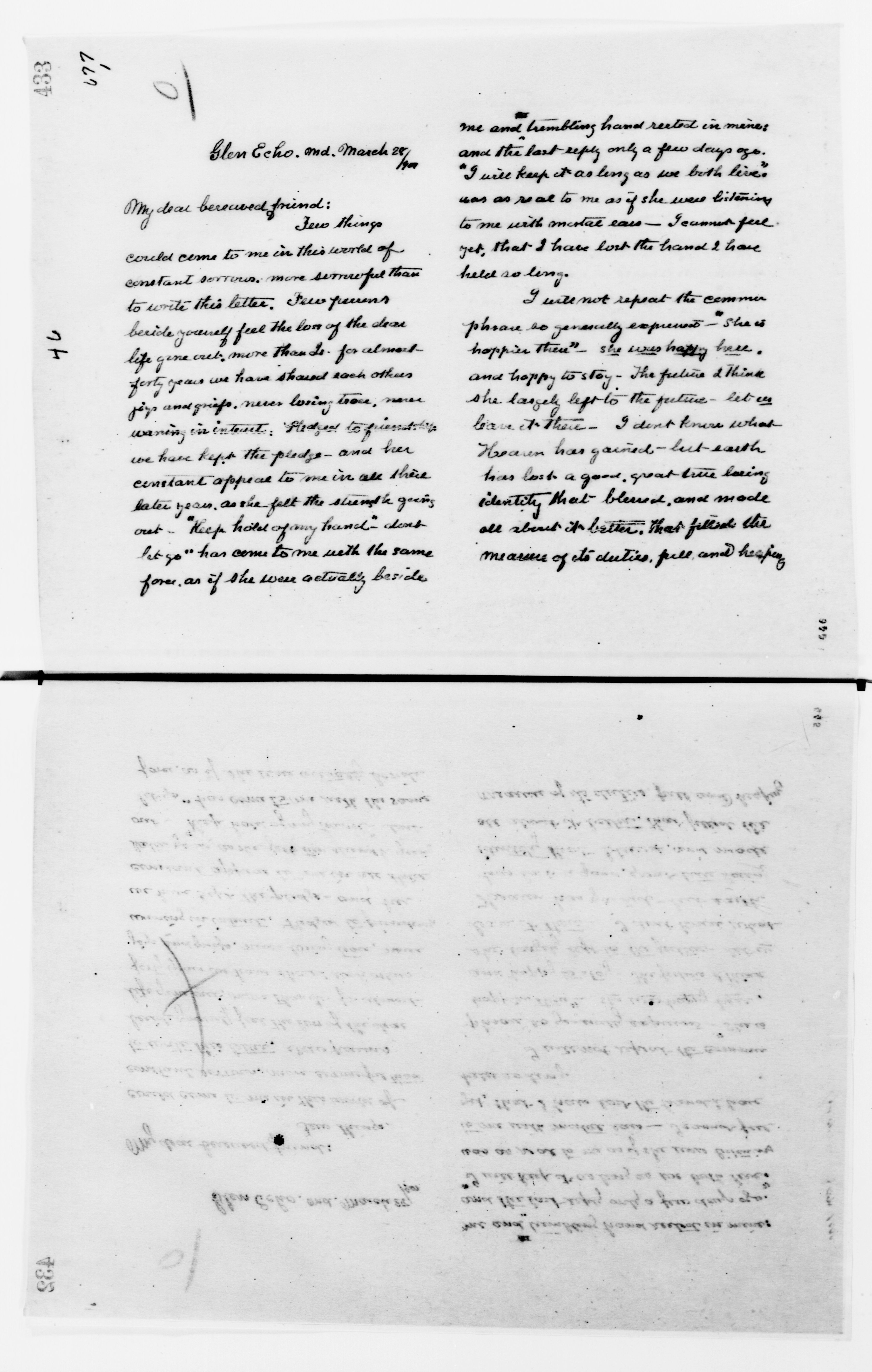 Scanned image of the current content page