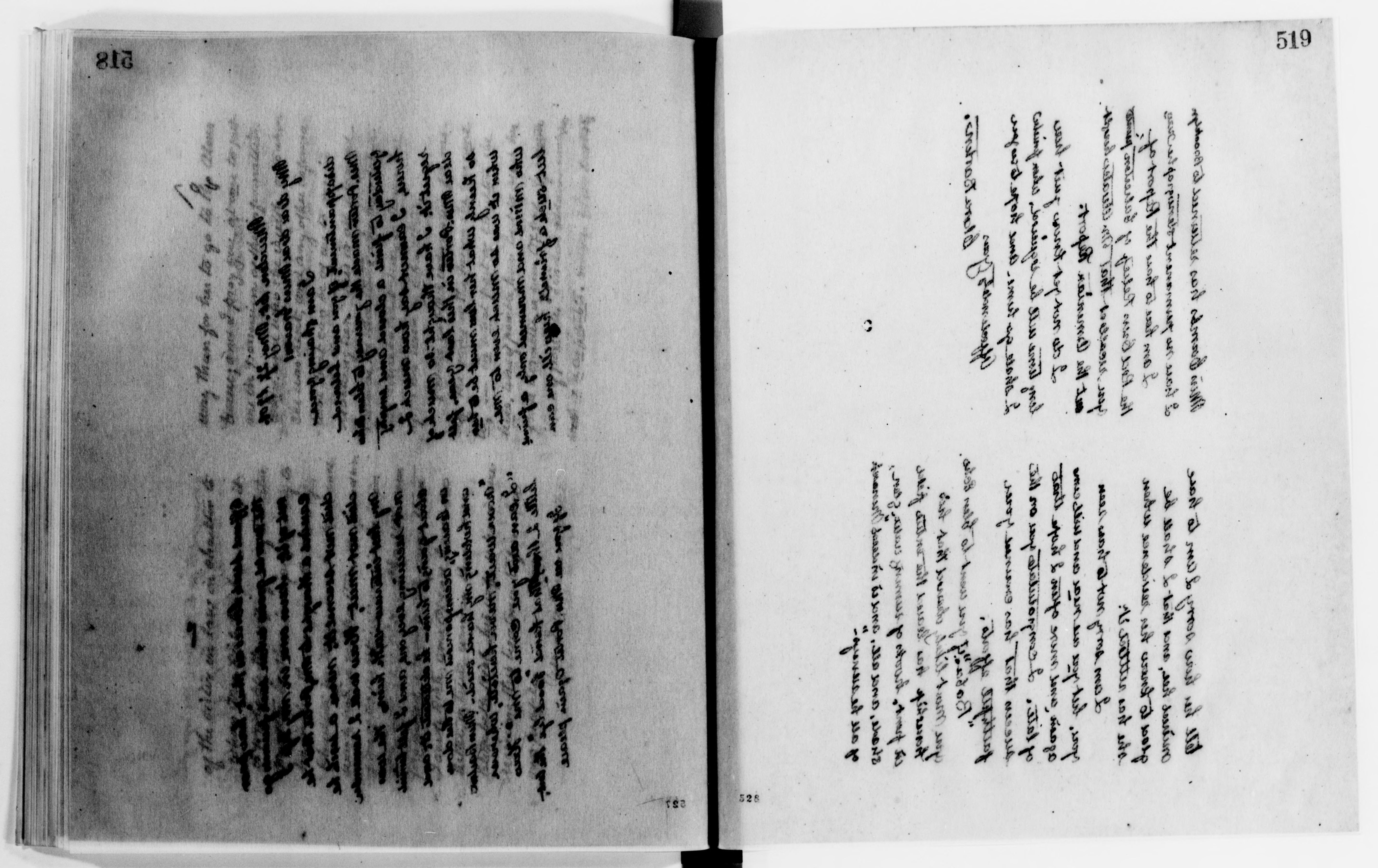 Scanned image of the current content page