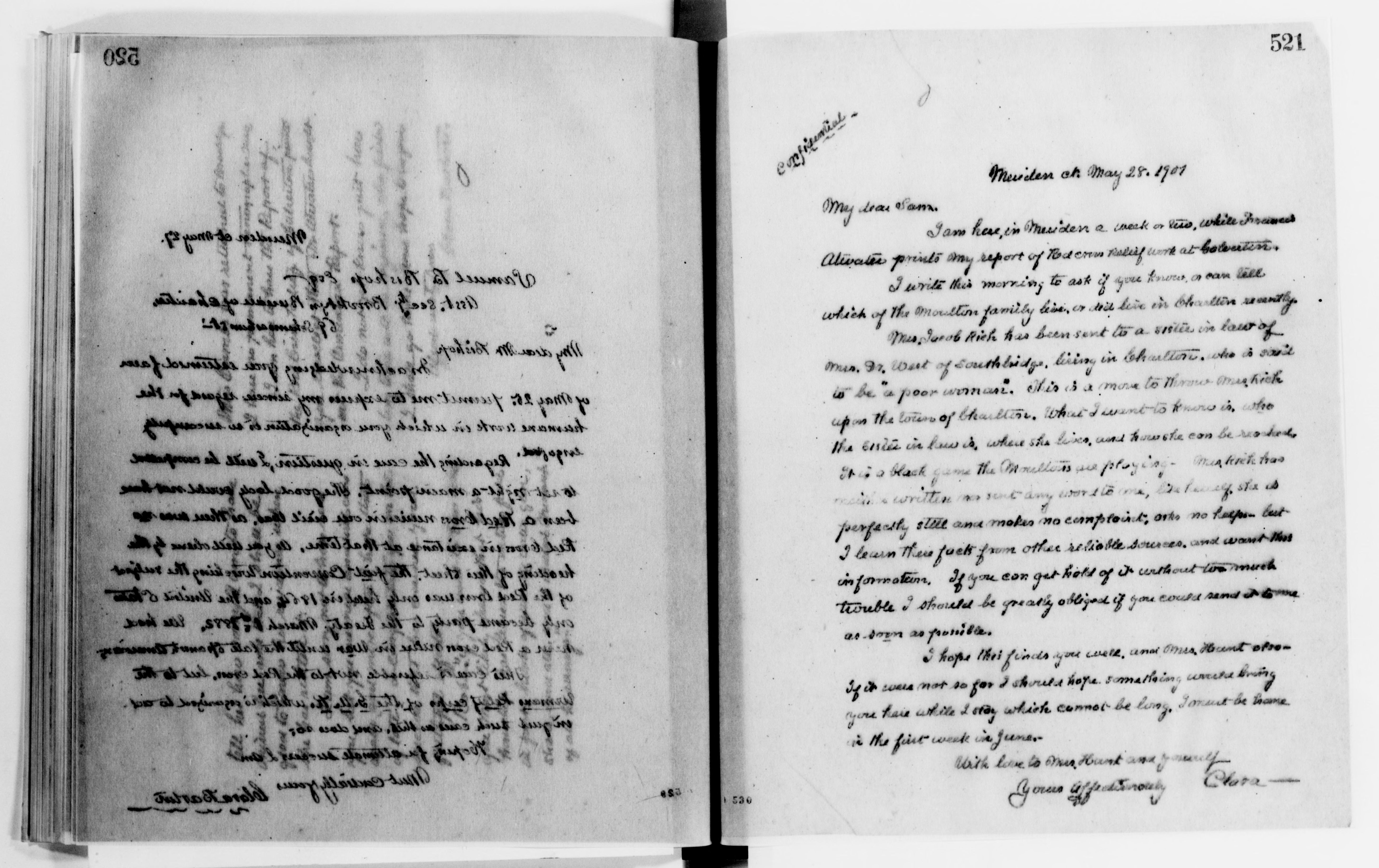 Scanned image of the current content page