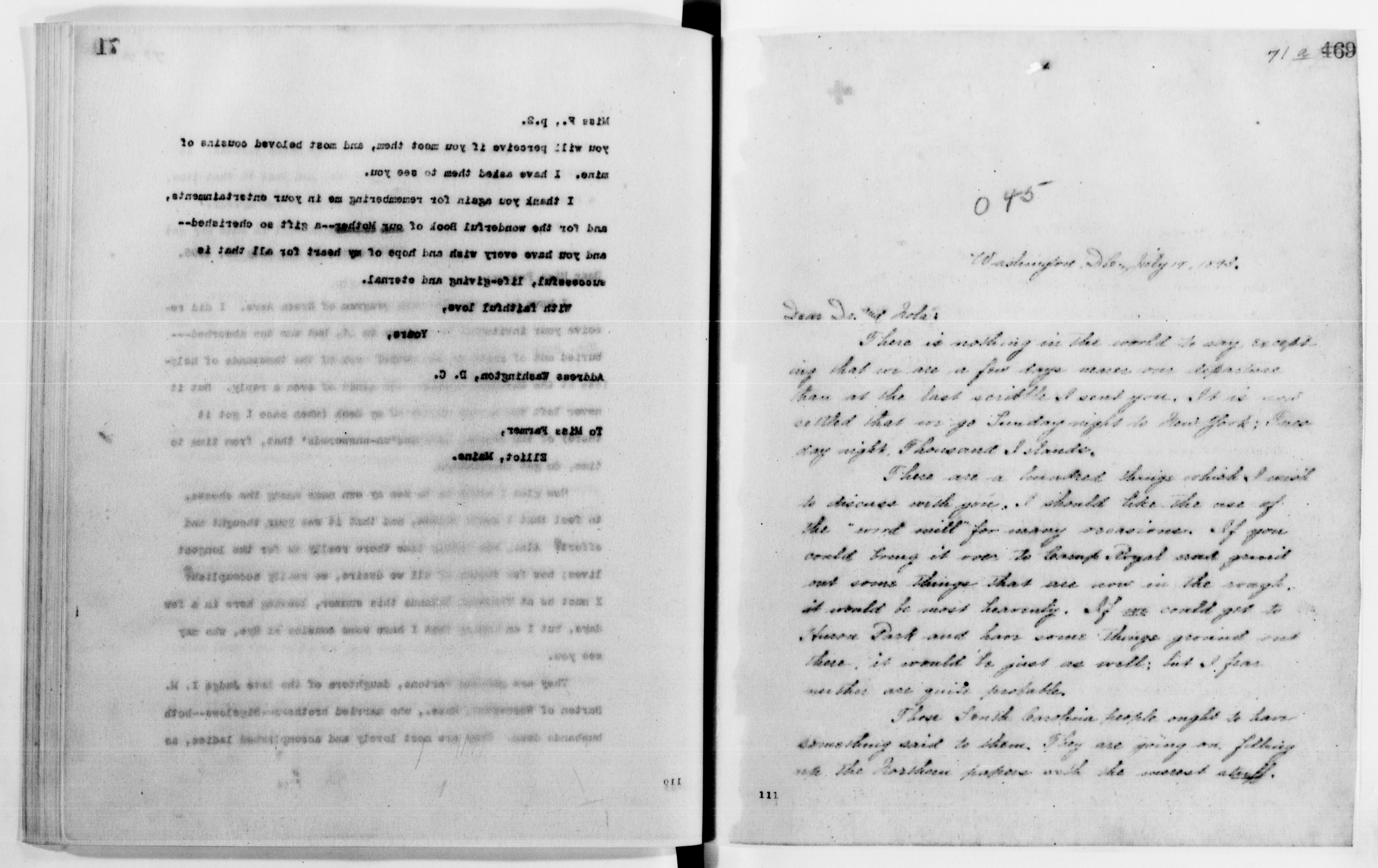 Scanned image of the current content page