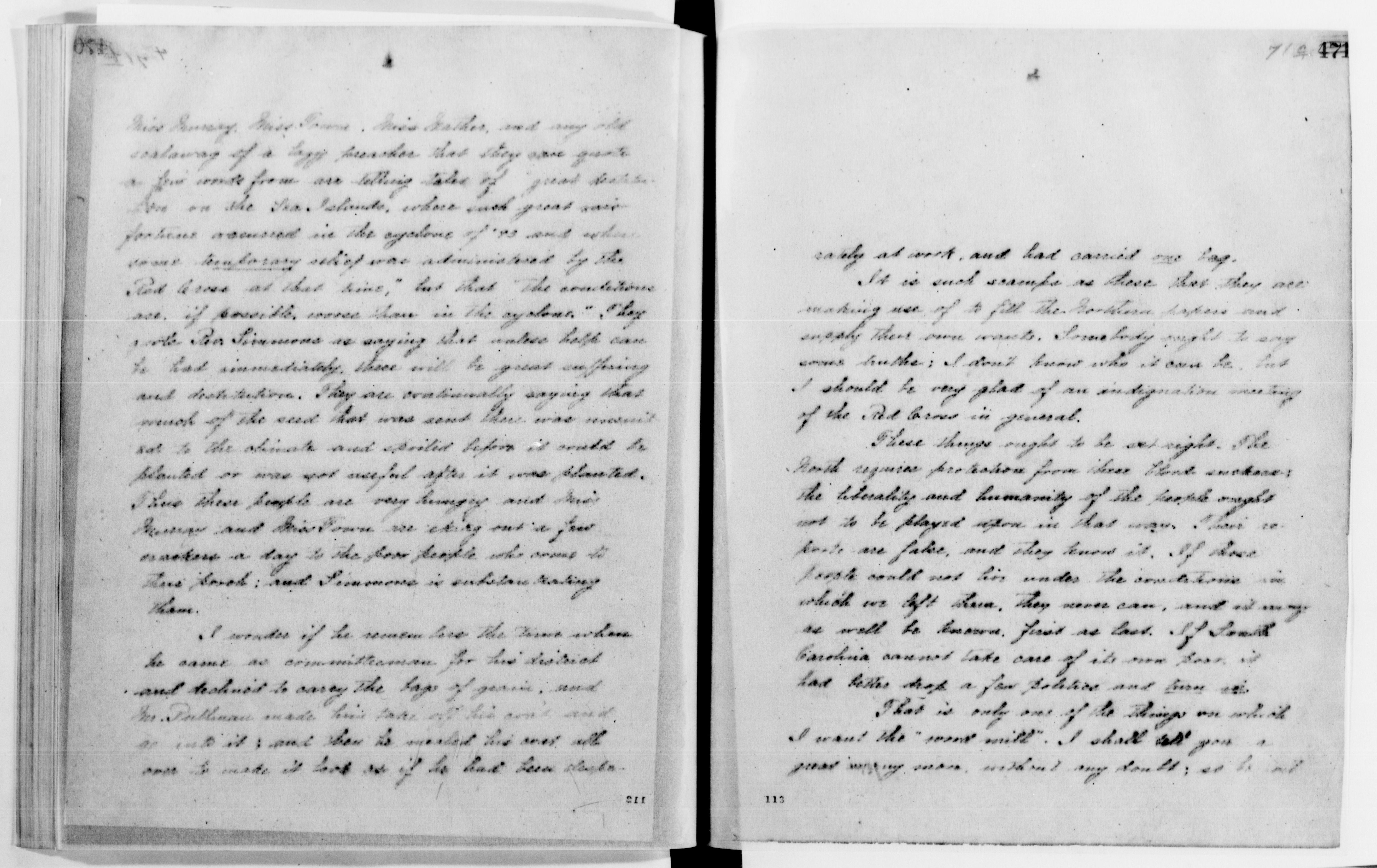 Scanned image of the current content page