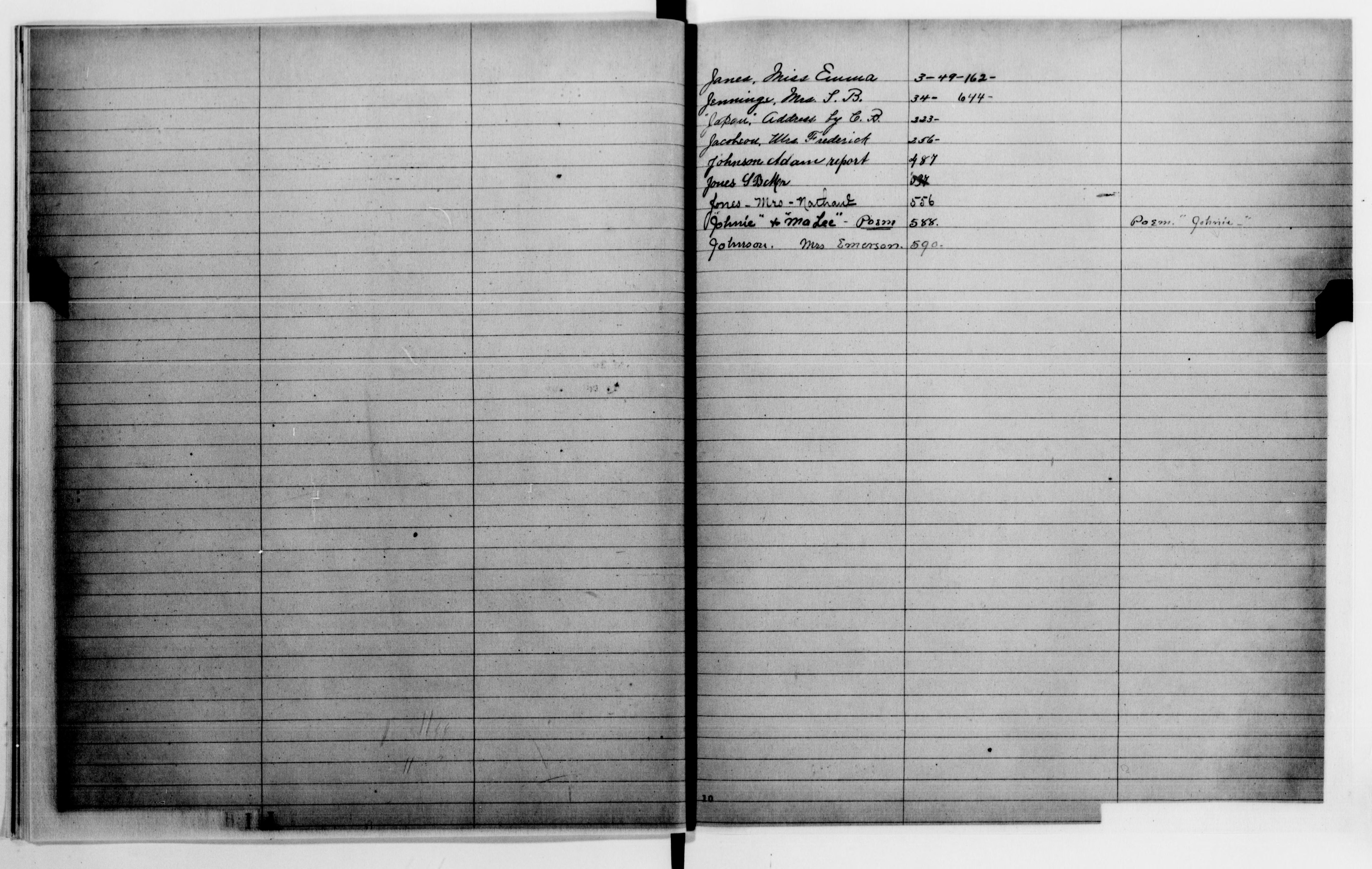 Scanned image of the current content page