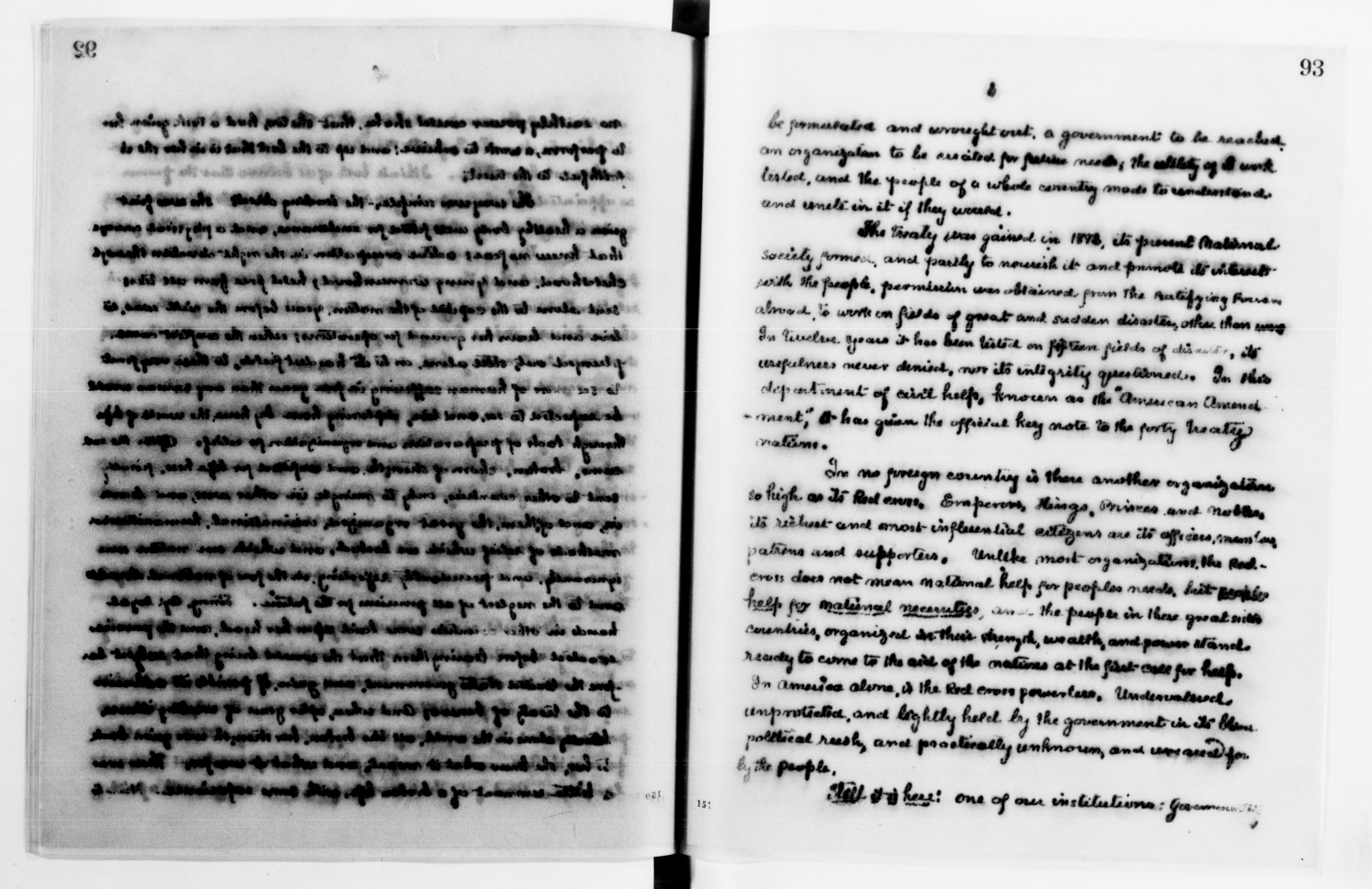 Scanned image of the current content page