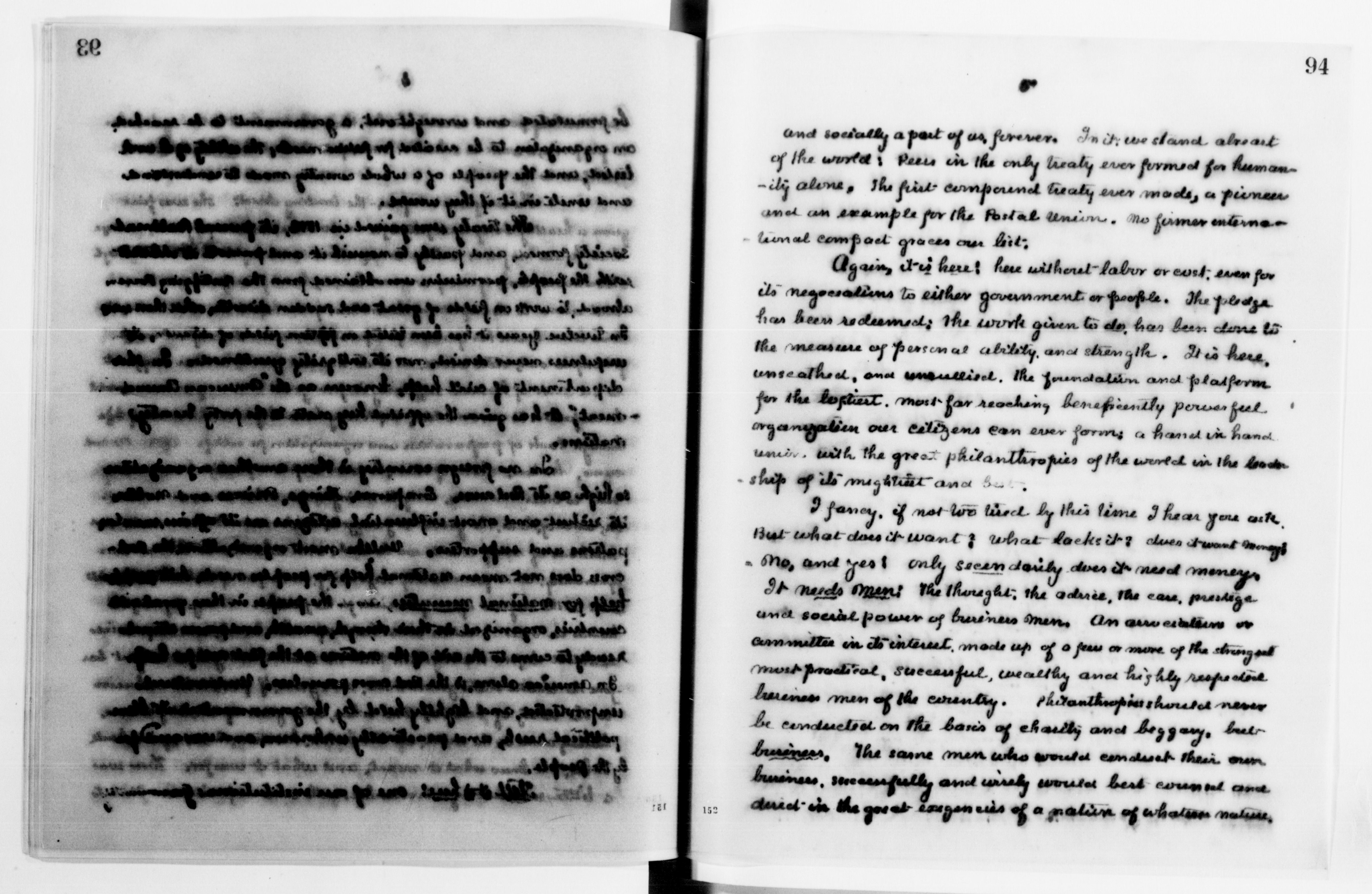 Scanned image of the current content page