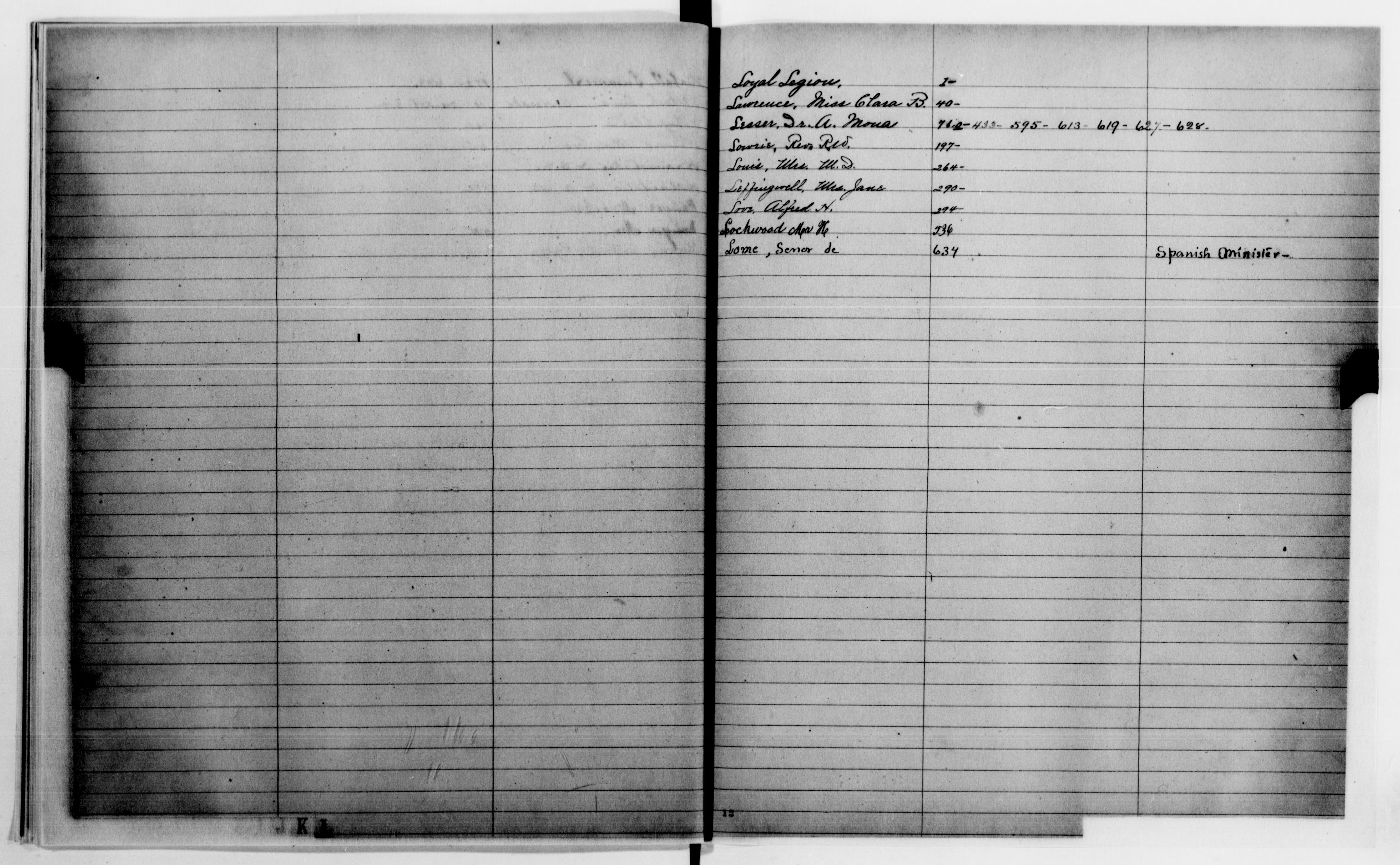 Scanned image of the current content page