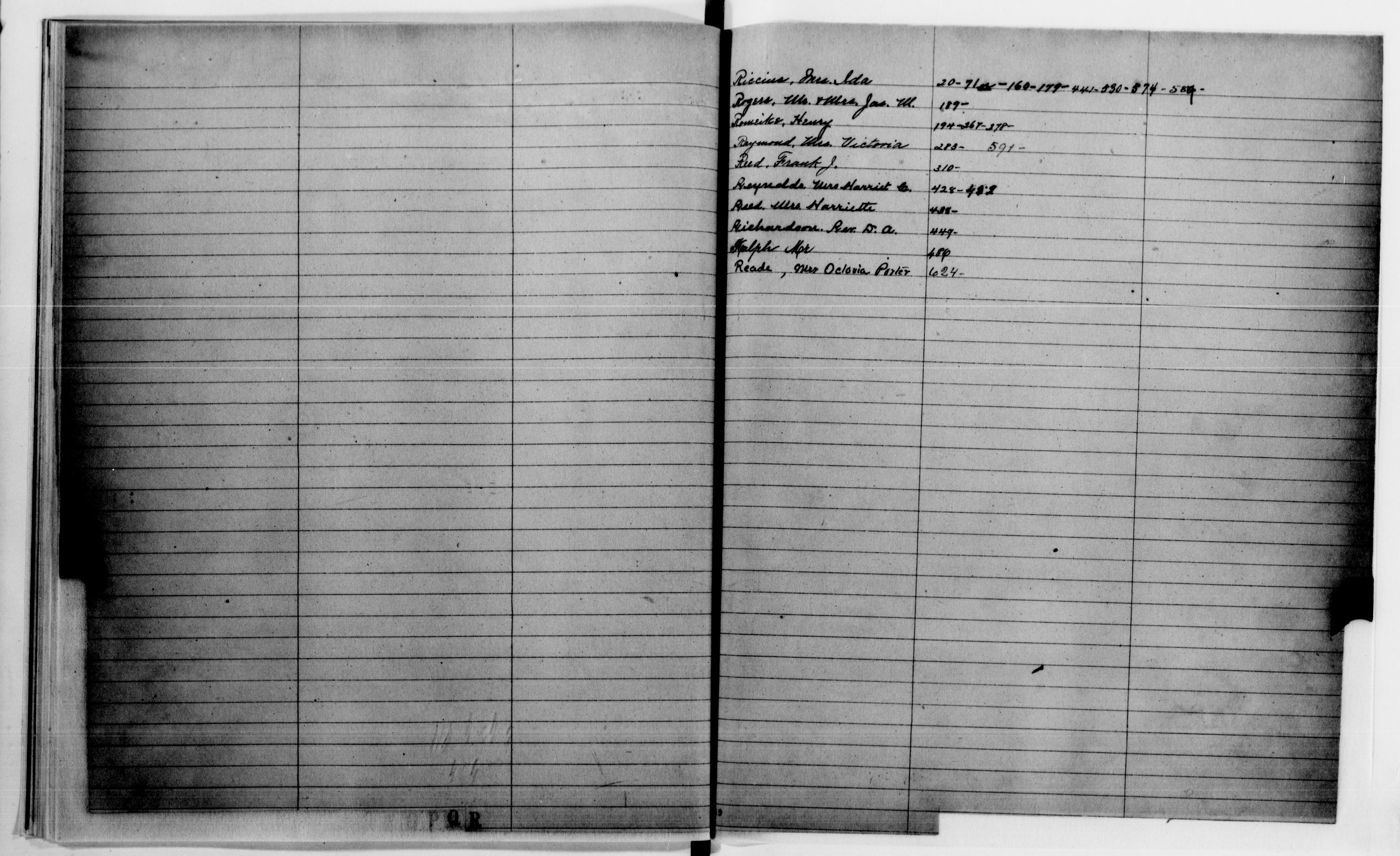 Scanned image of the current content page