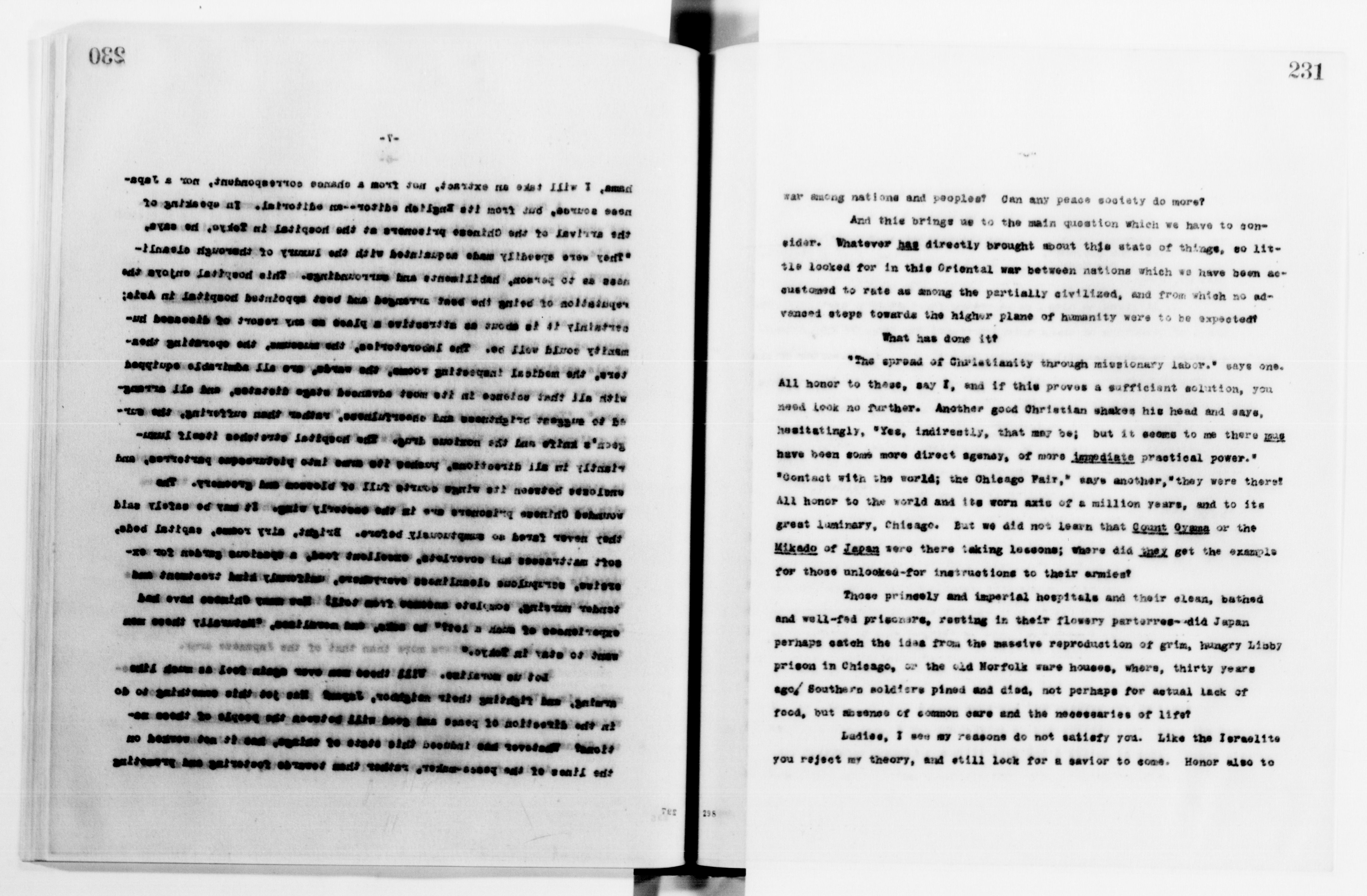 Scanned image of the current content page