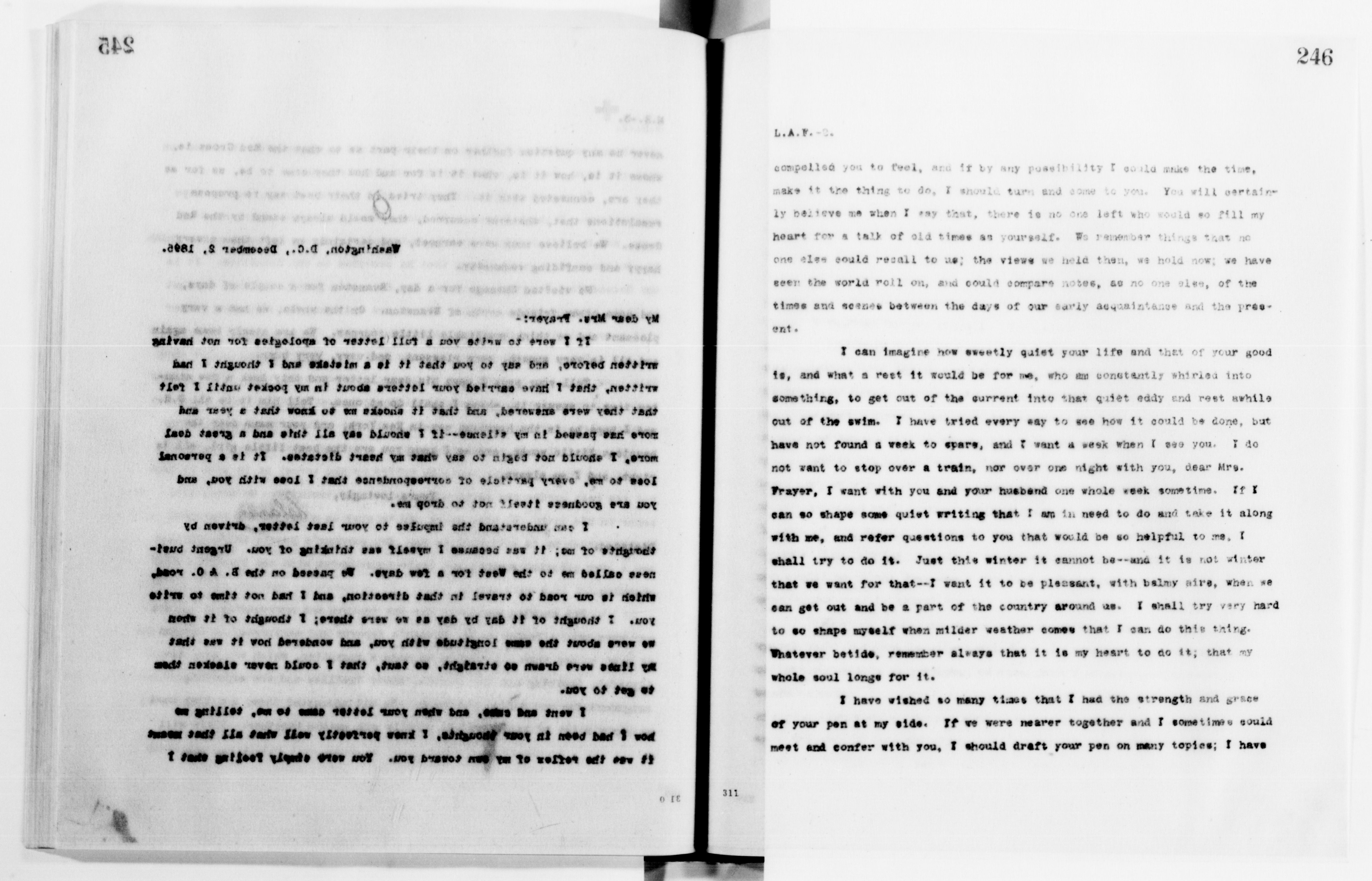 Scanned image of the current content page