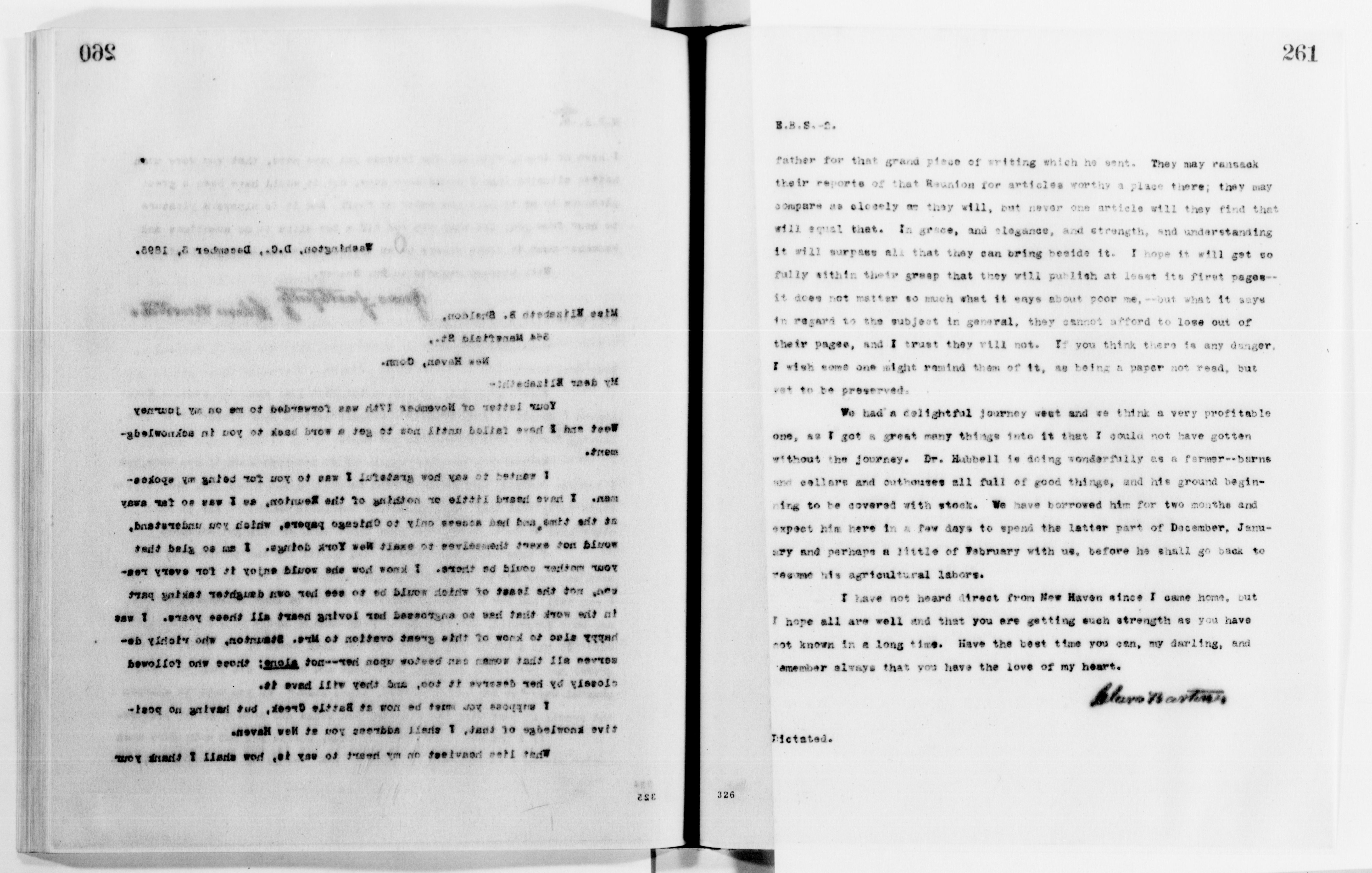 Scanned image of the current content page