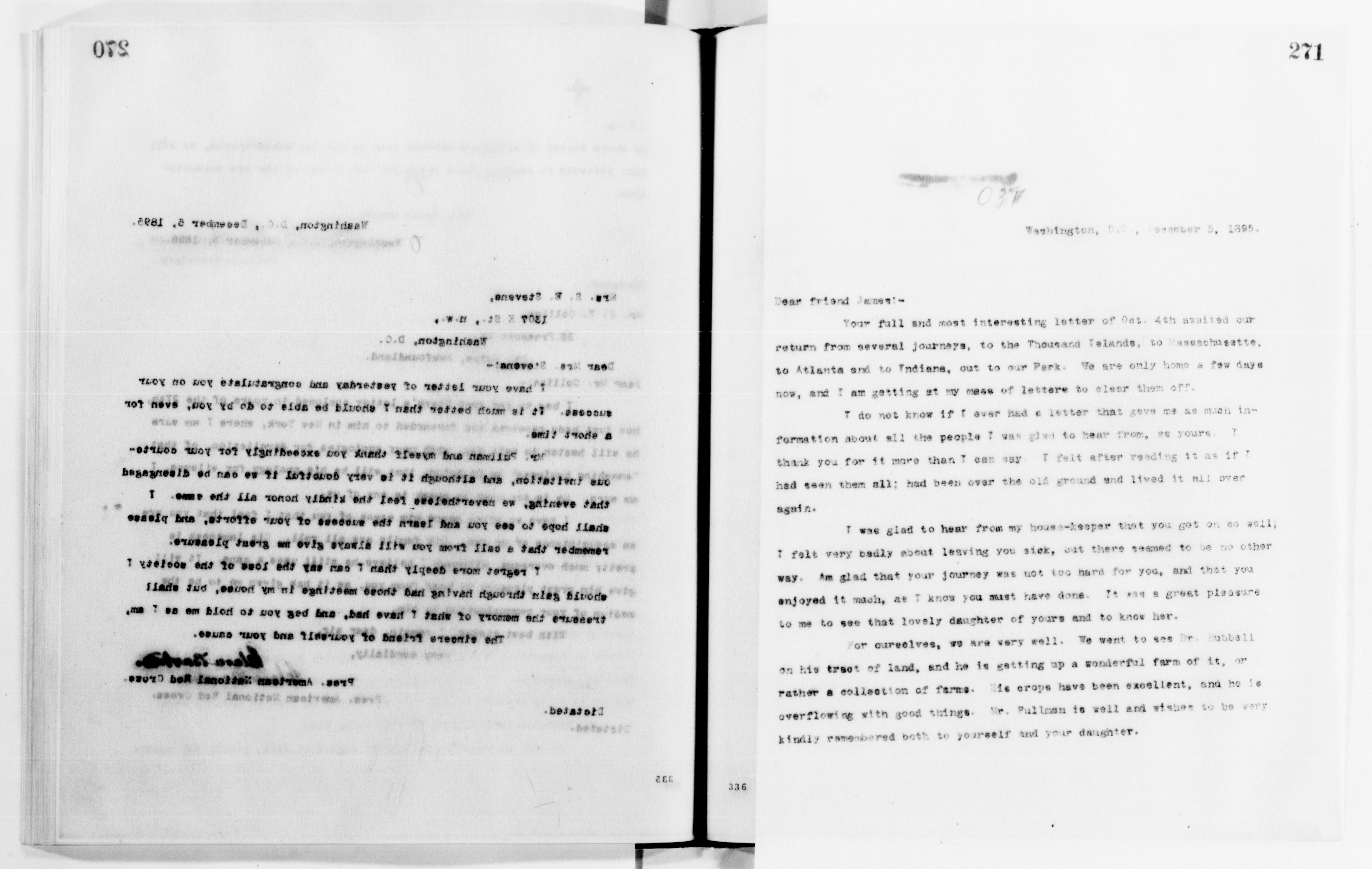 Scanned image of the current content page