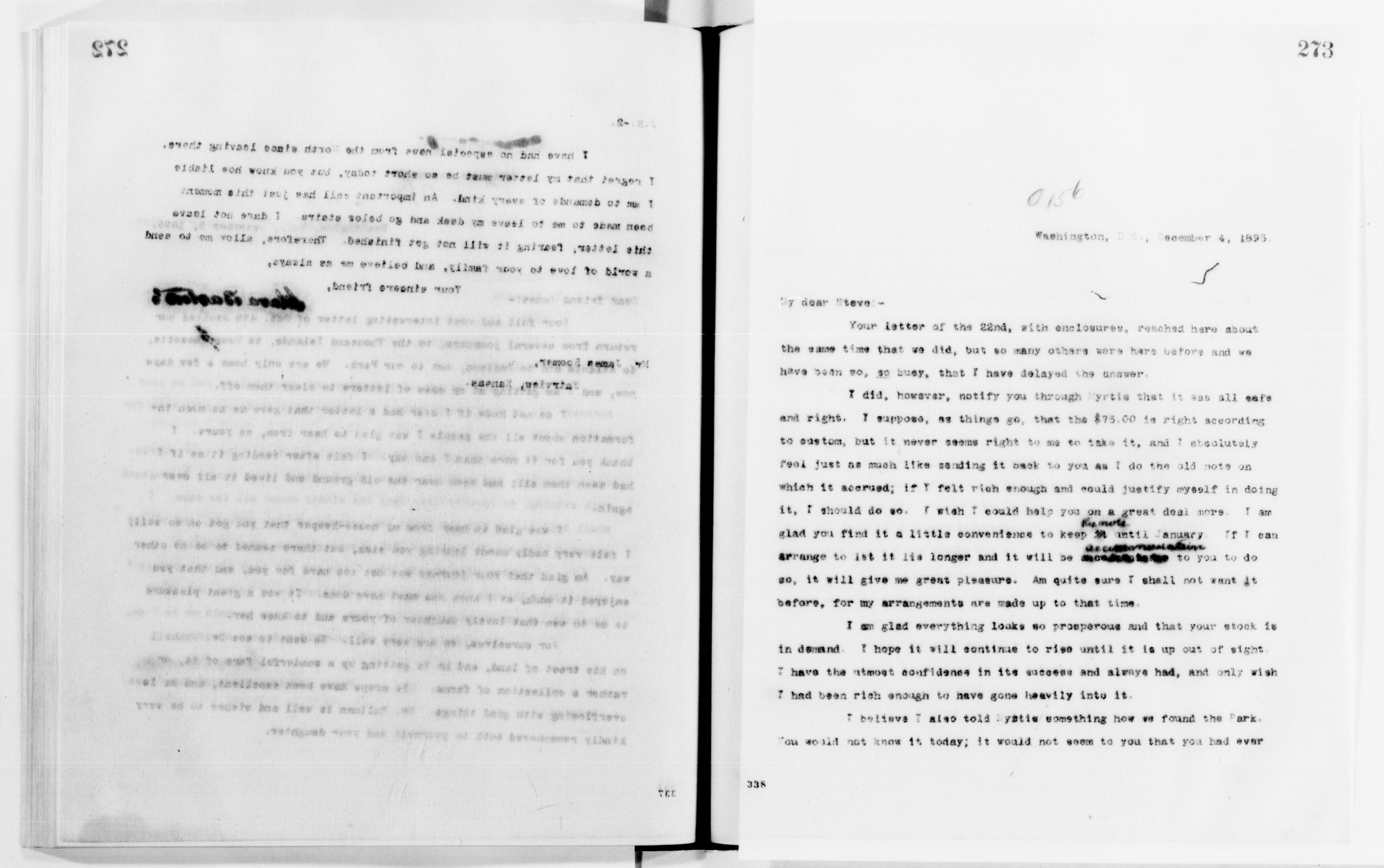 Scanned image of the current content page