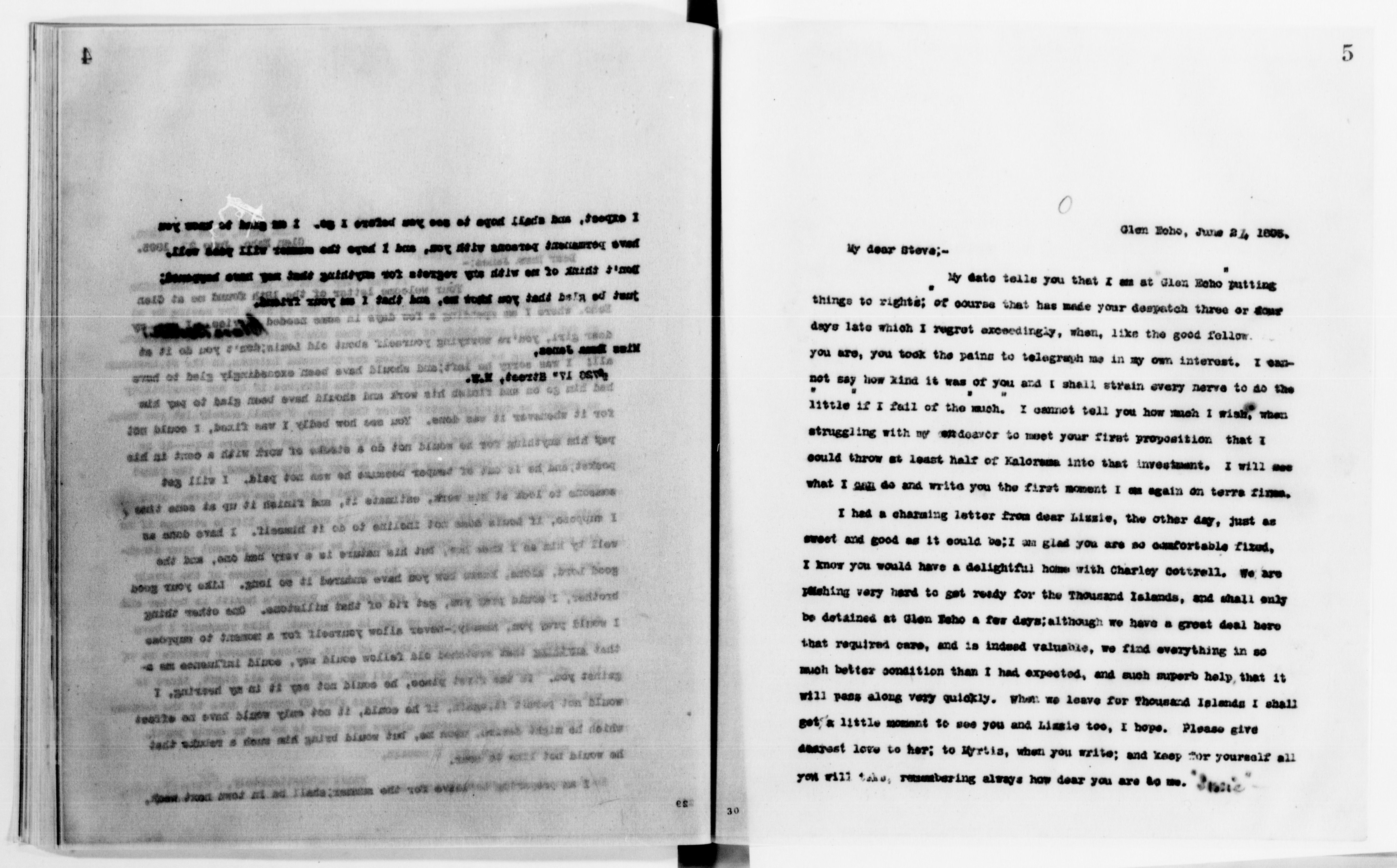 Scanned image of the current content page