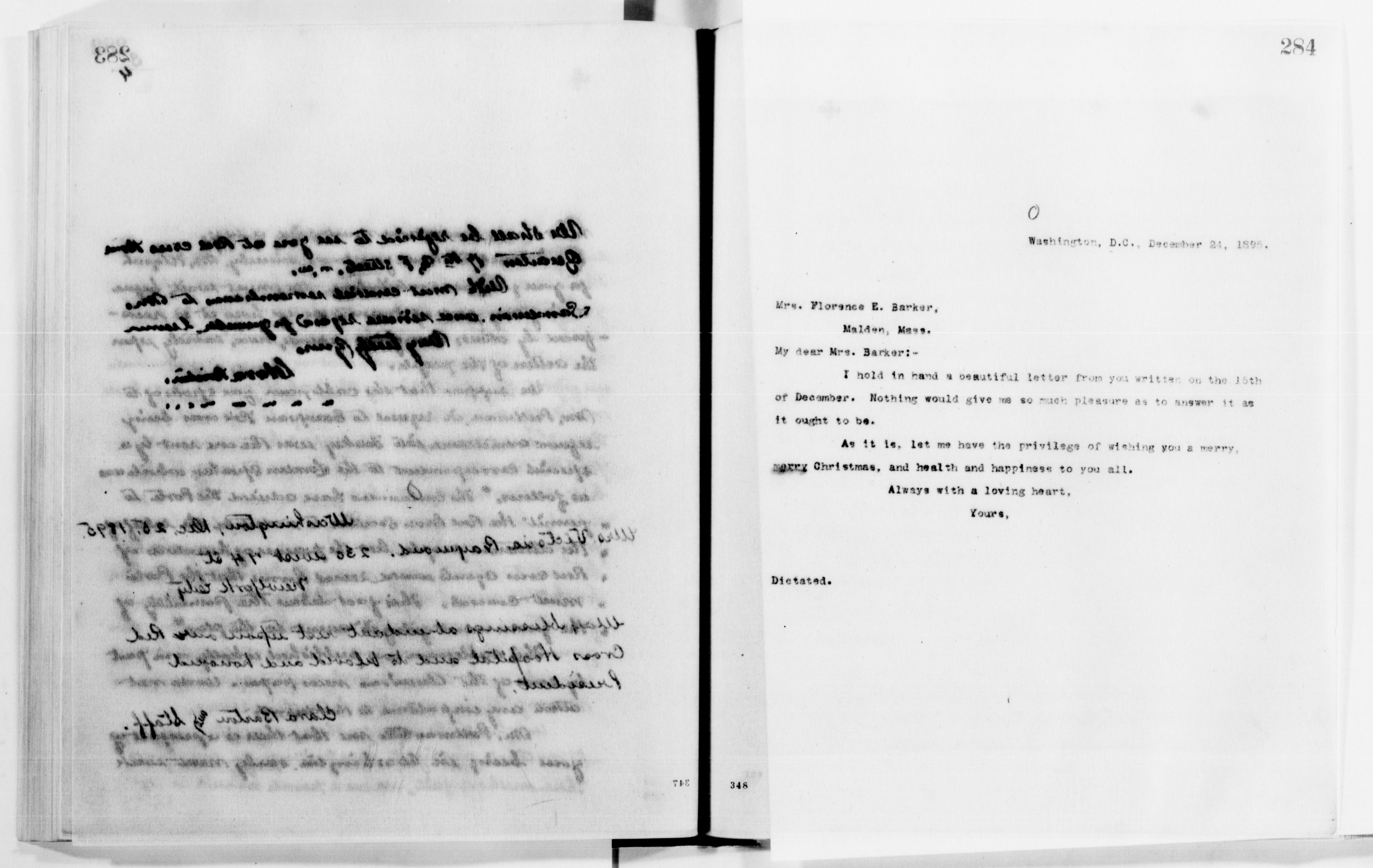 Scanned image of the current content page