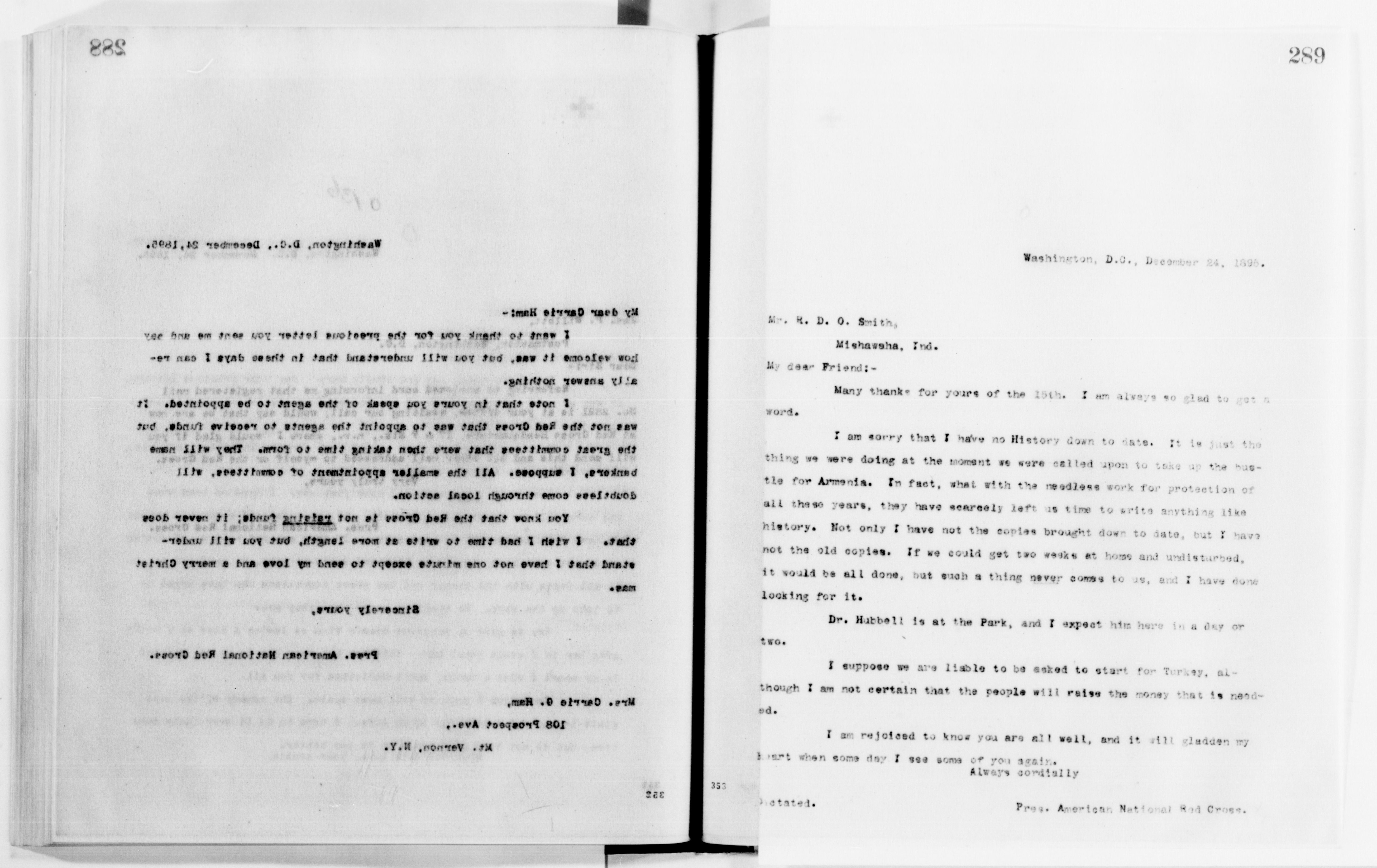 Scanned image of the current content page