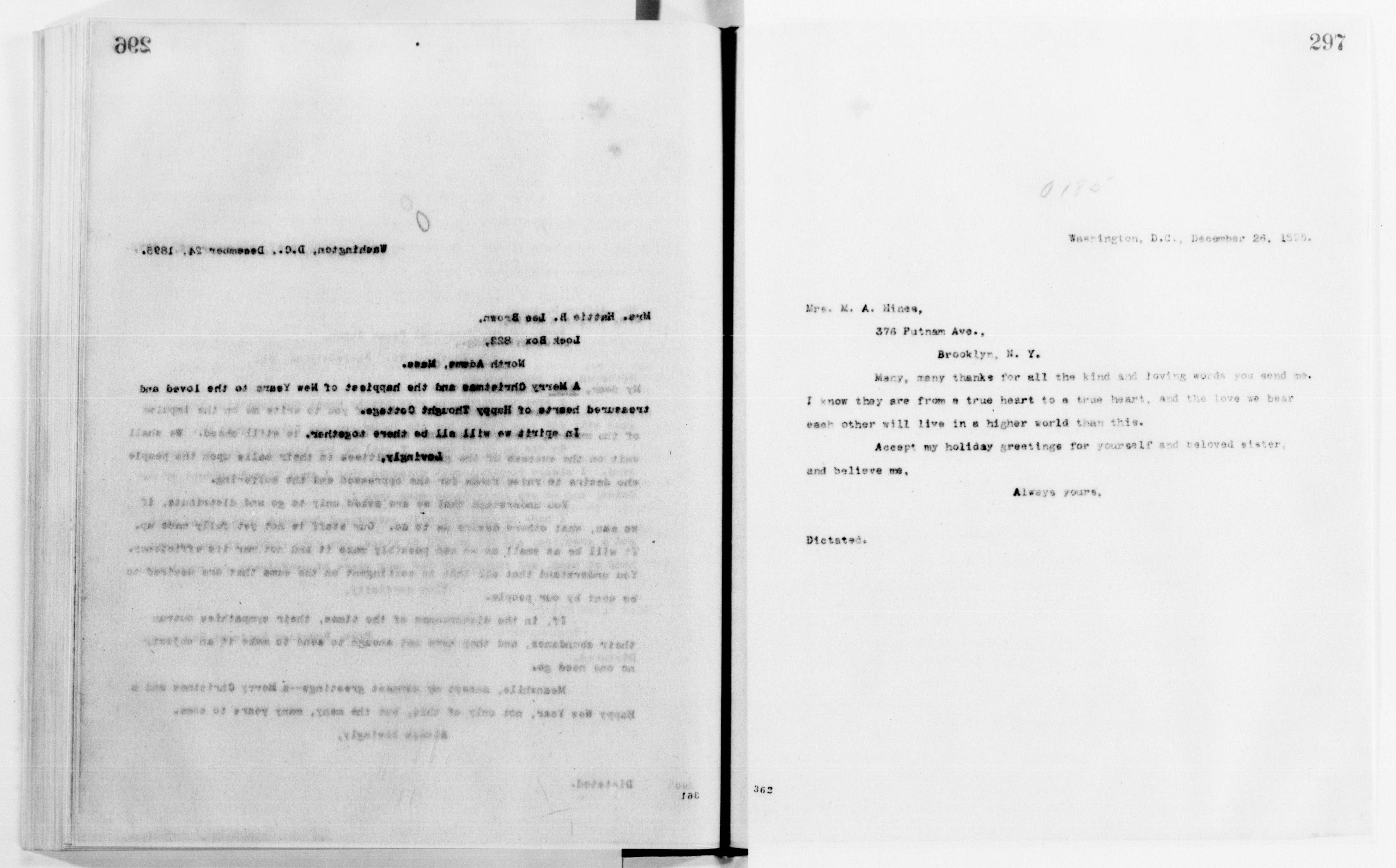 Scanned image of the current content page