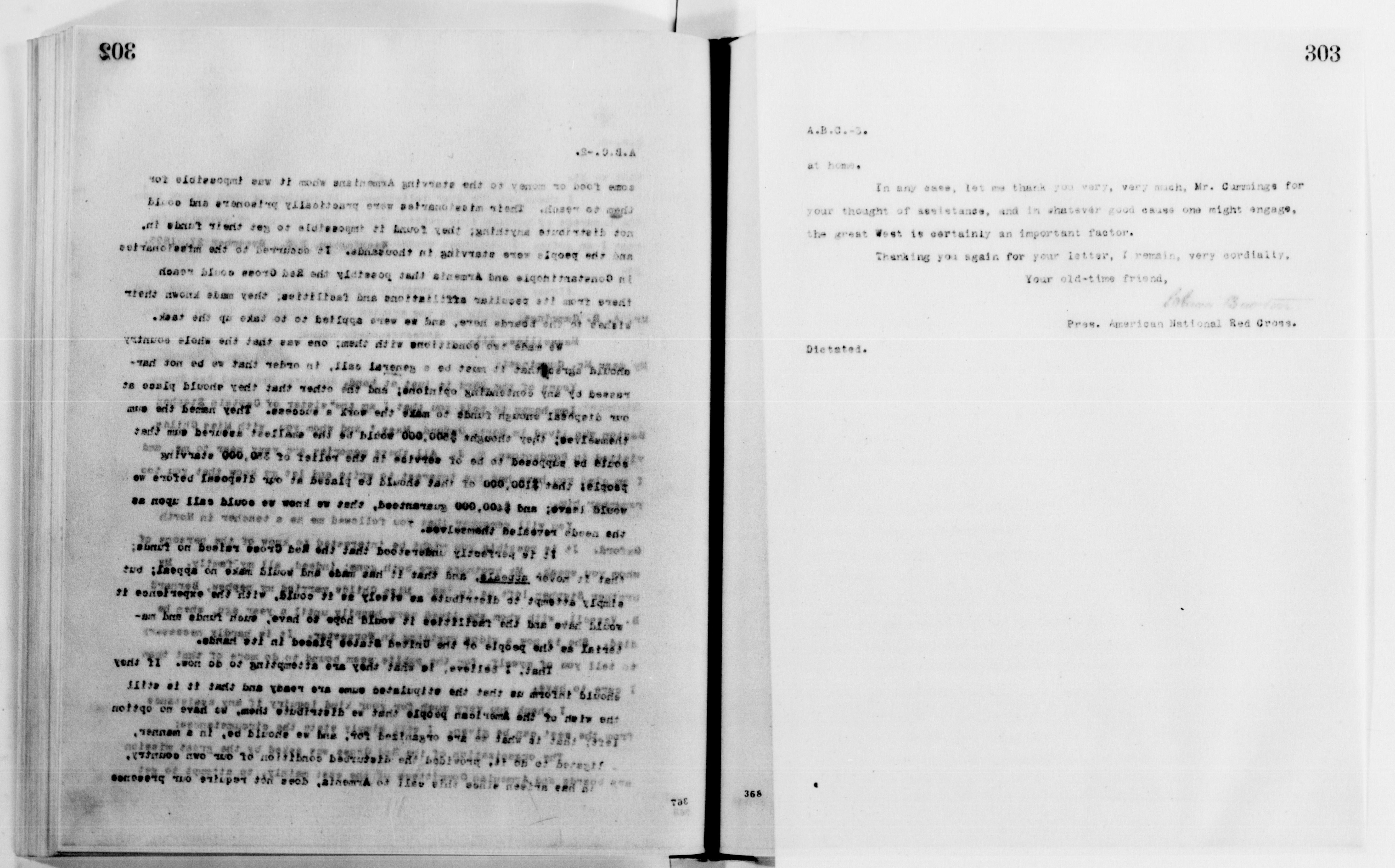 Scanned image of the current content page