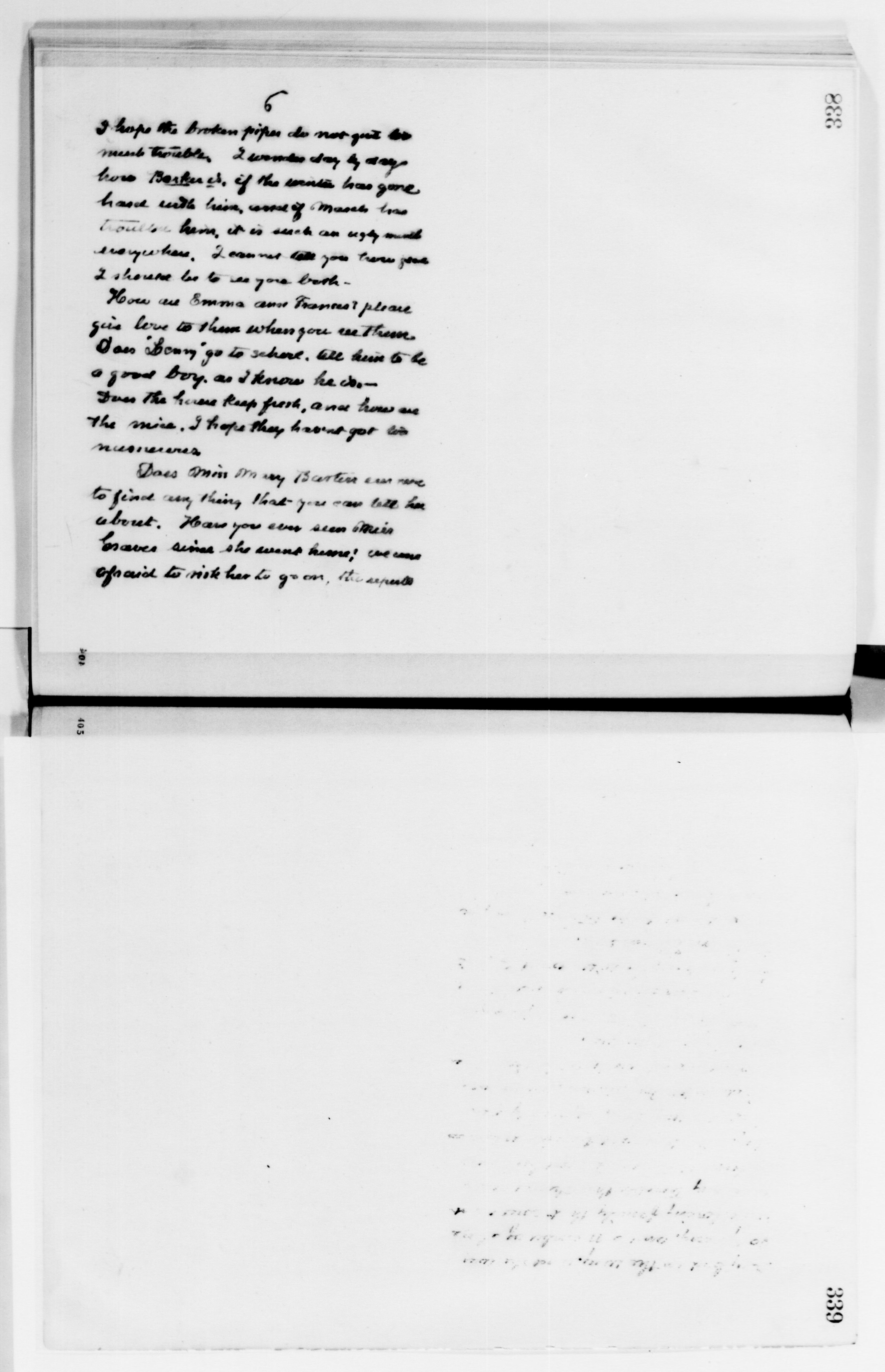 Scanned image of the current content page