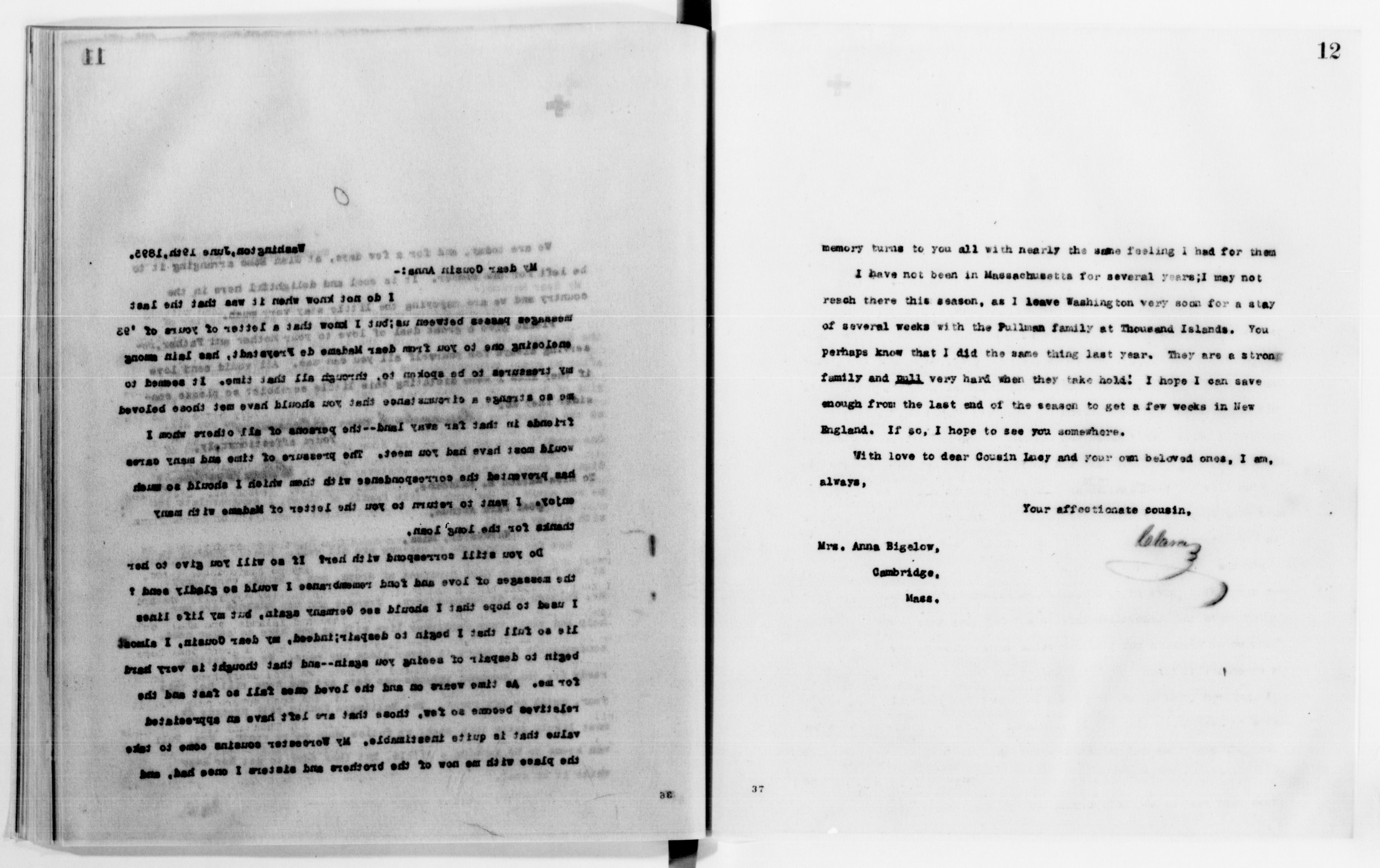 Scanned image of the current content page