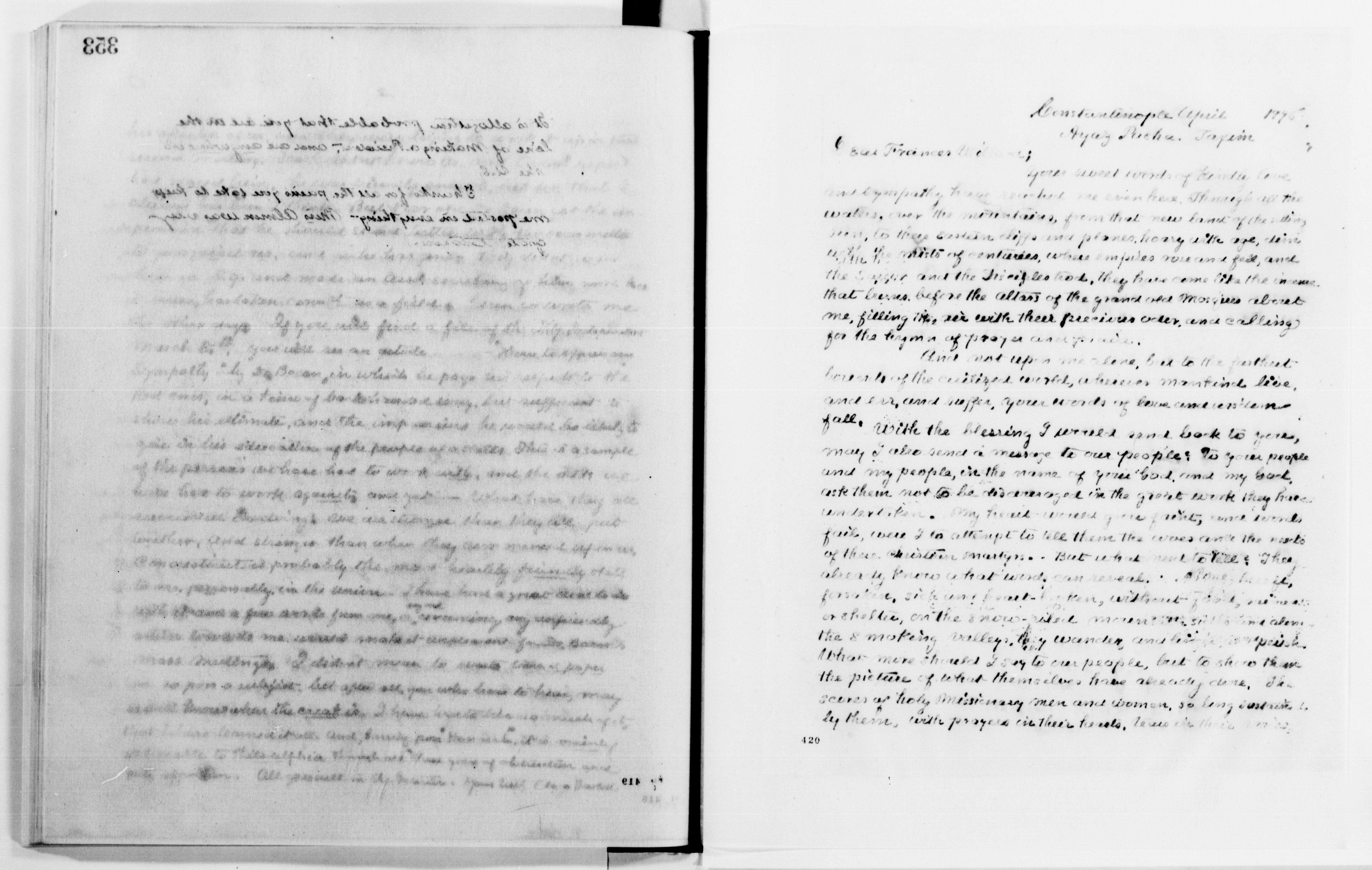 Scanned image of the current content page