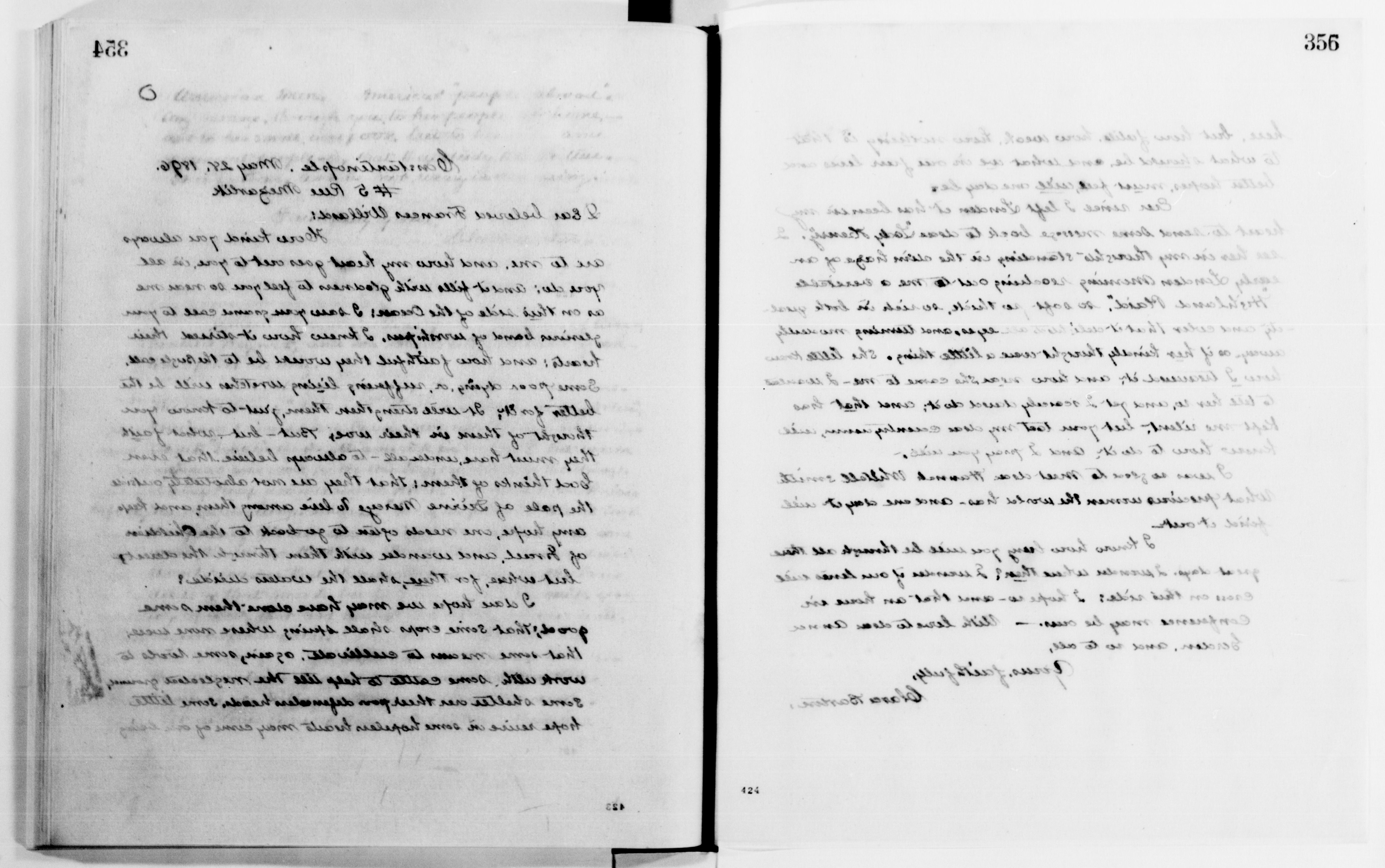 Scanned image of the current content page