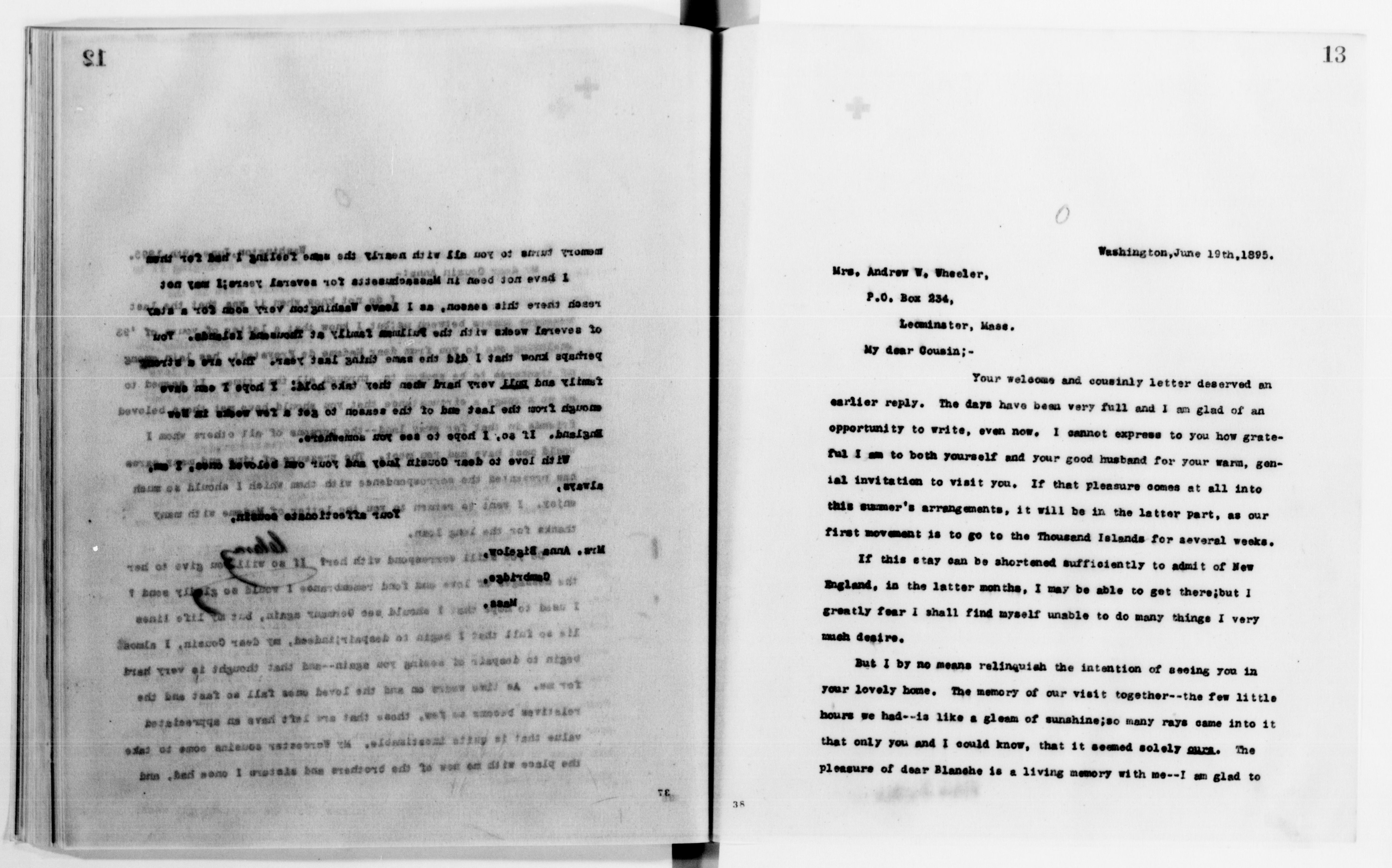 Scanned image of the current content page