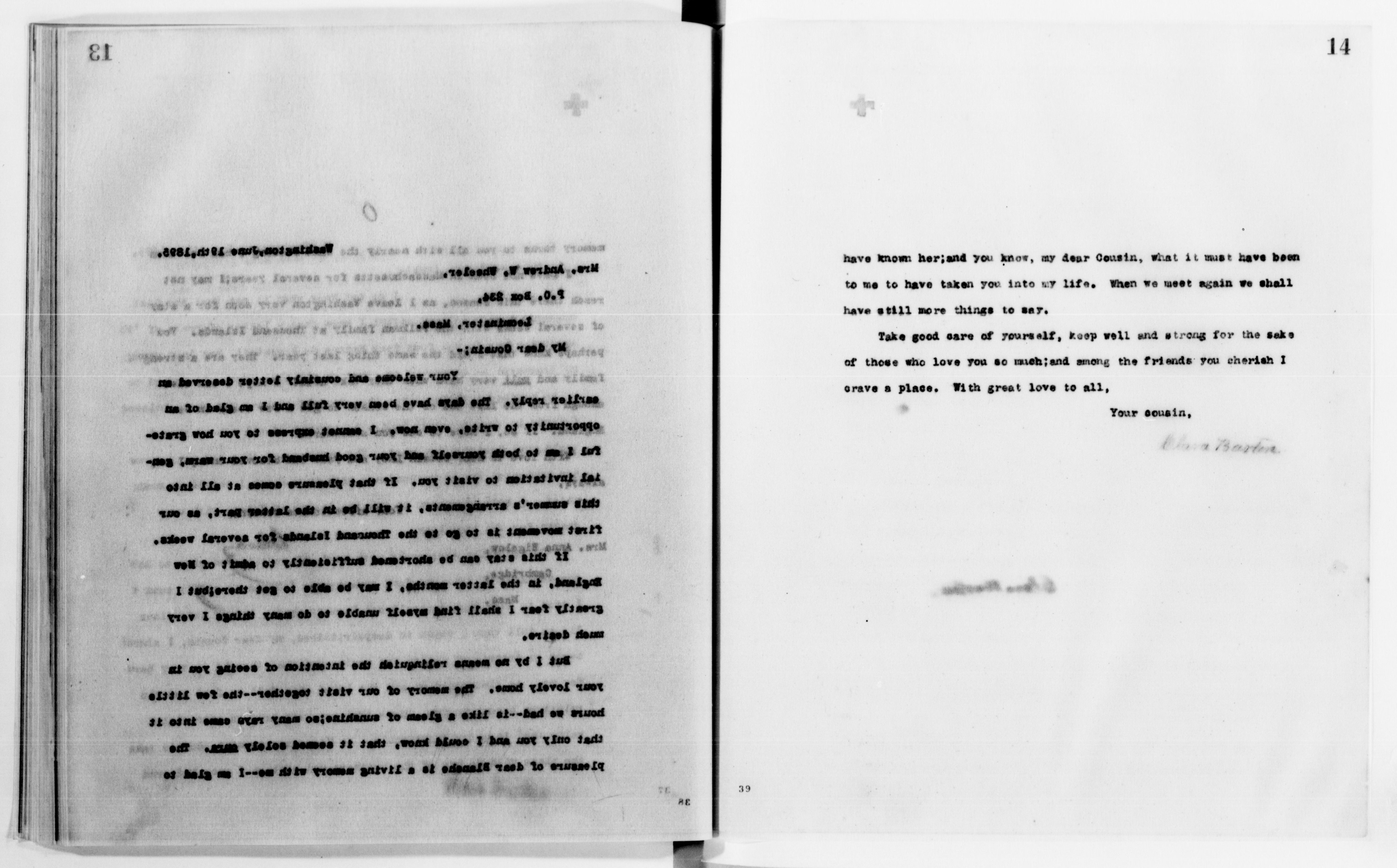 Scanned image of the current content page