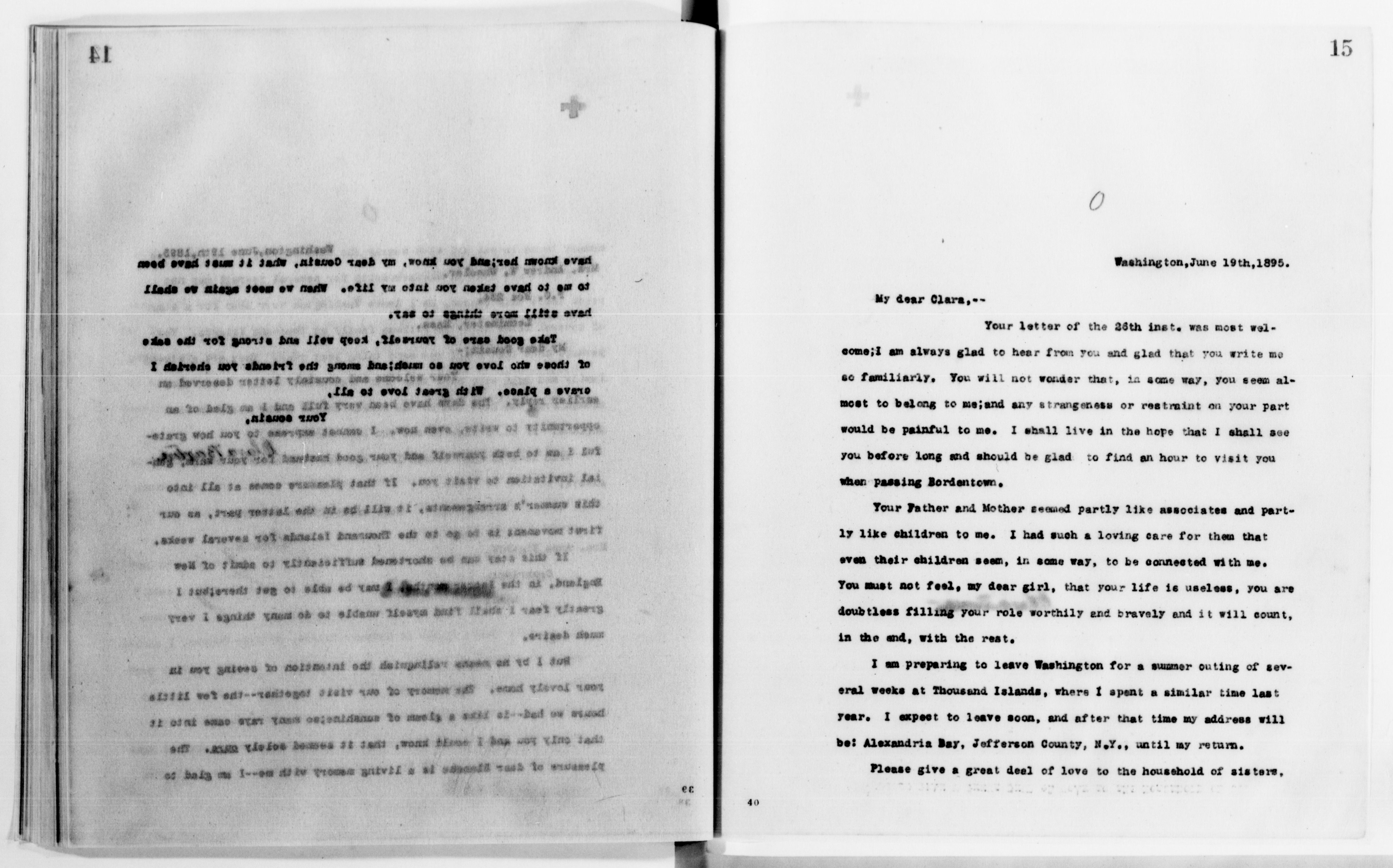 Scanned image of the current content page