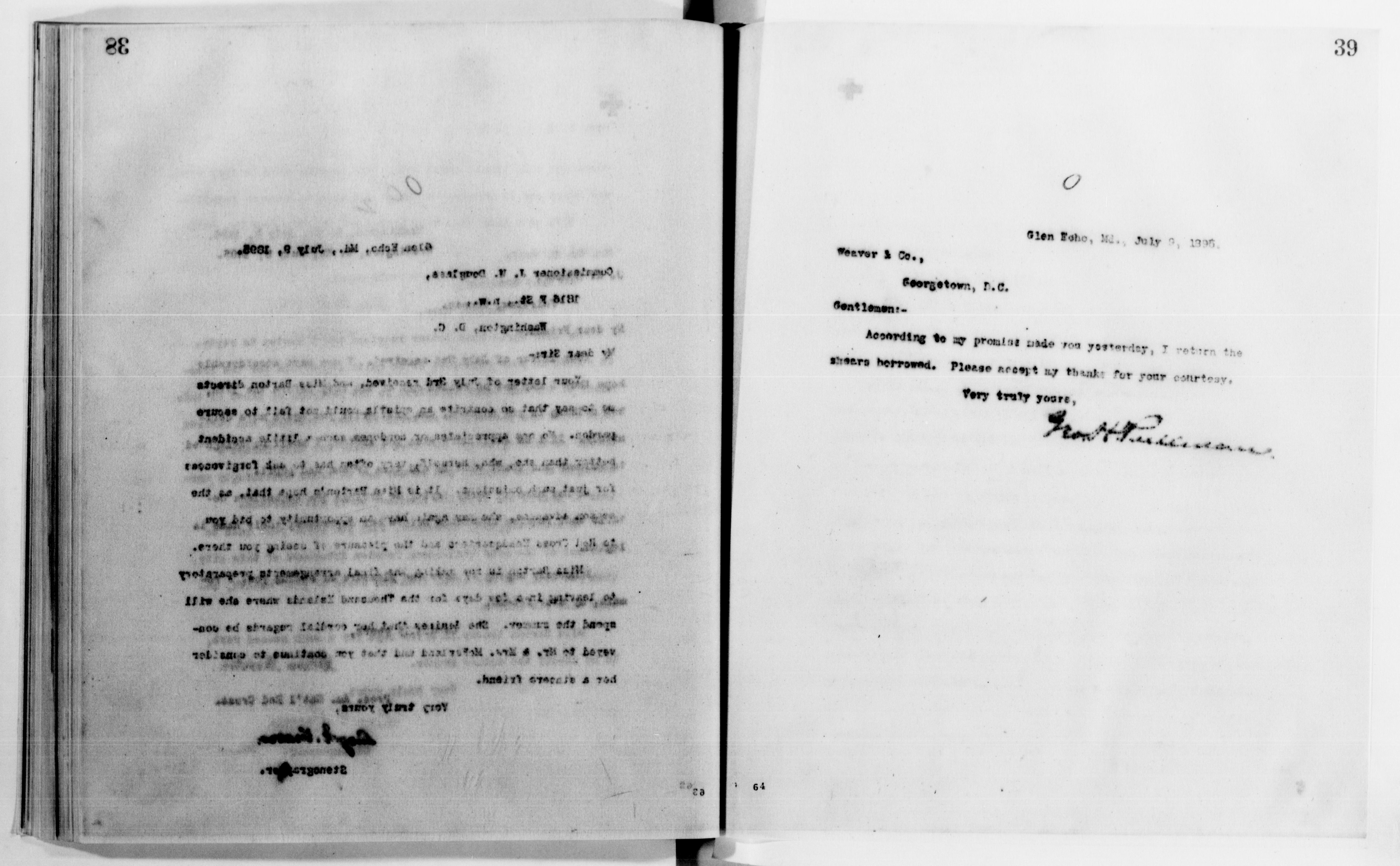 Scanned image of the current content page