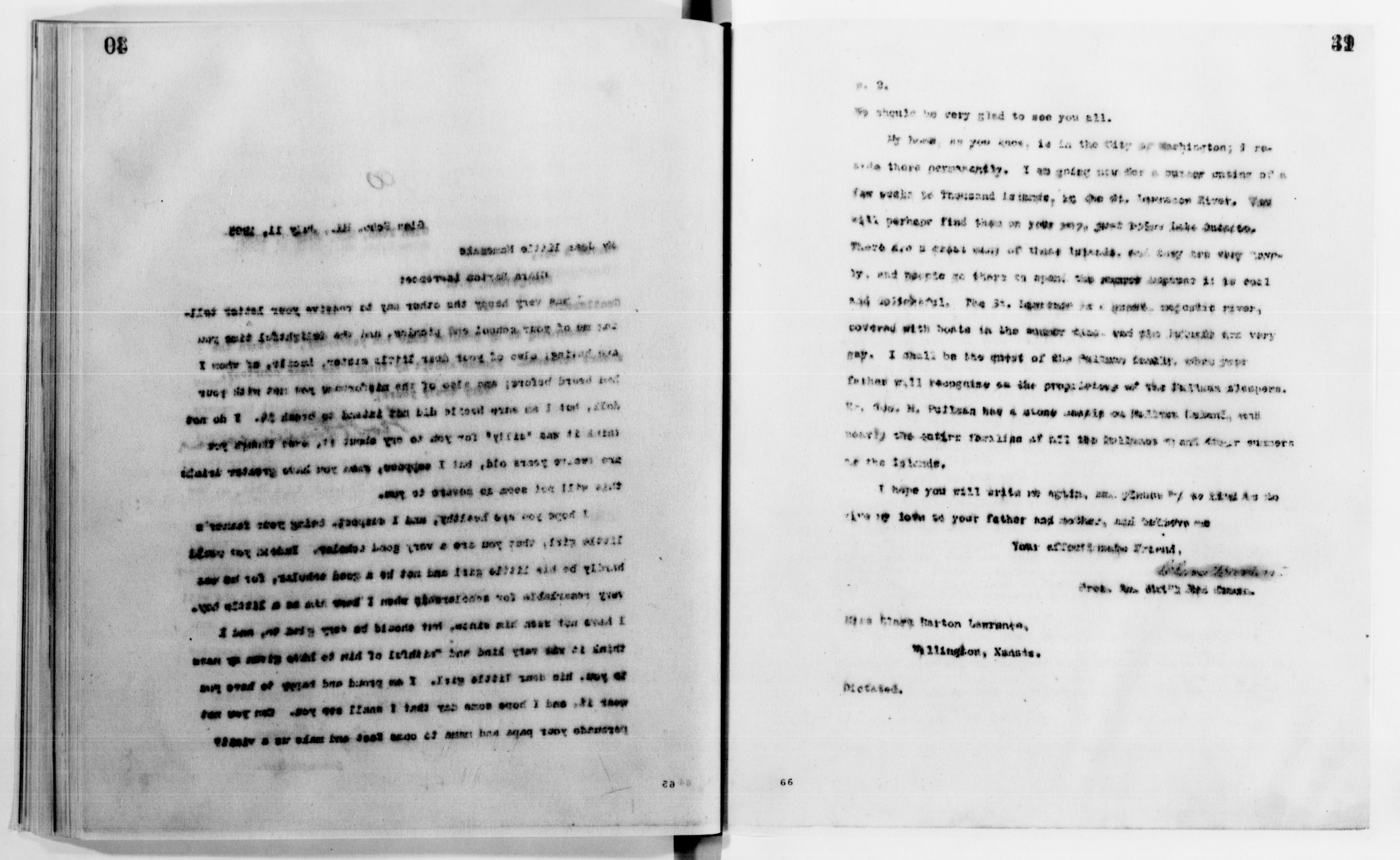 Scanned image of the current content page