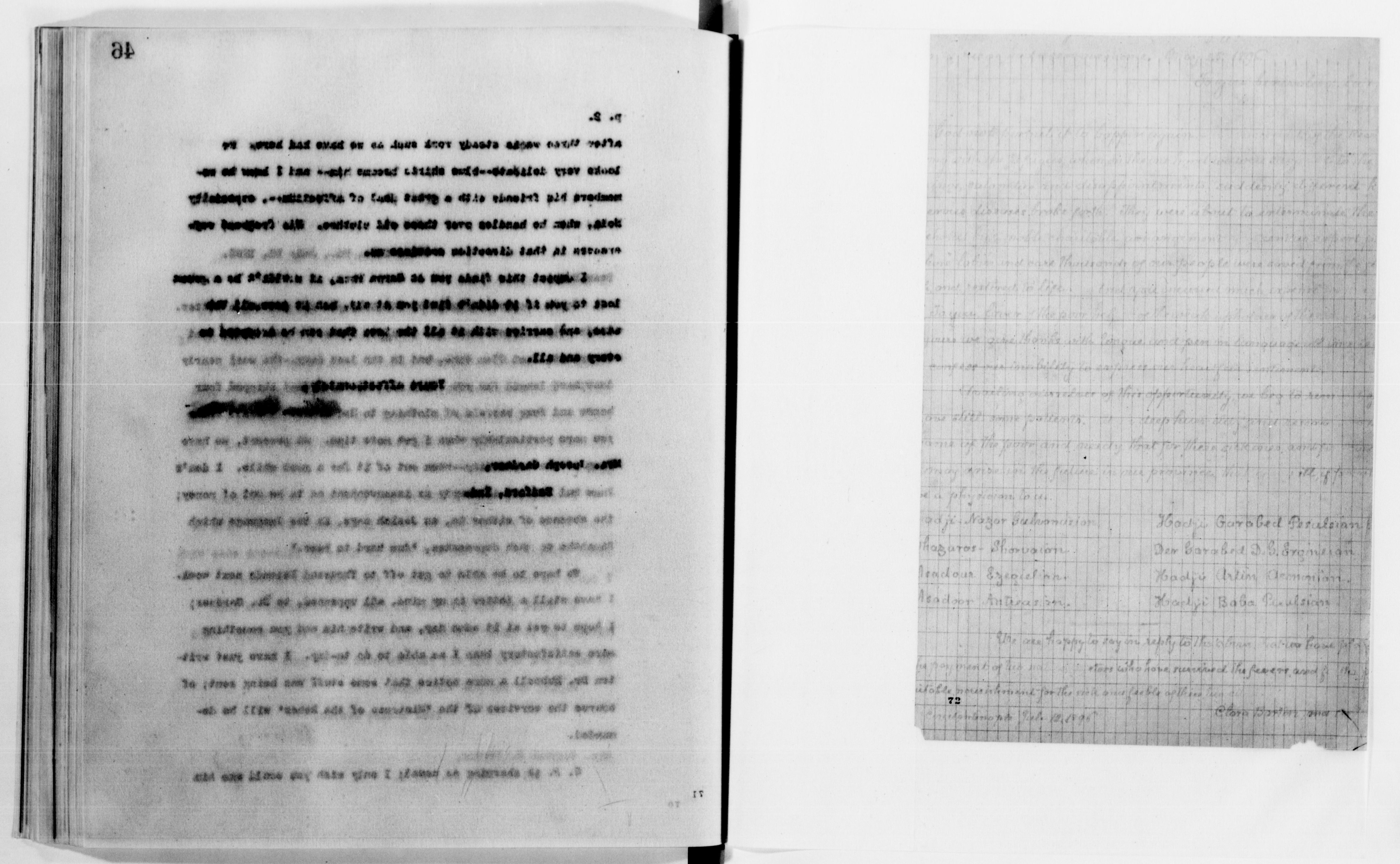 Scanned image of the current content page