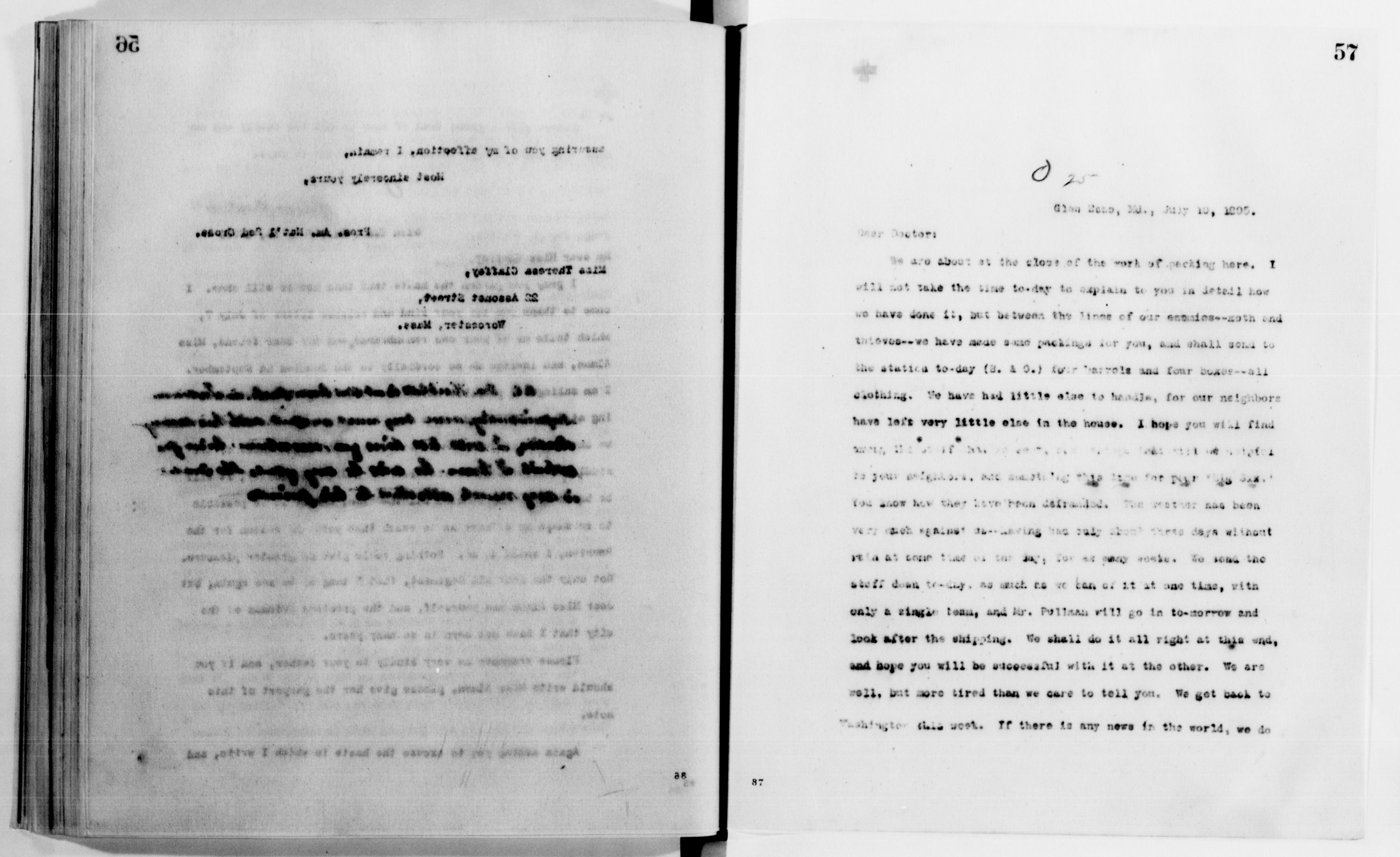 Scanned image of the current content page