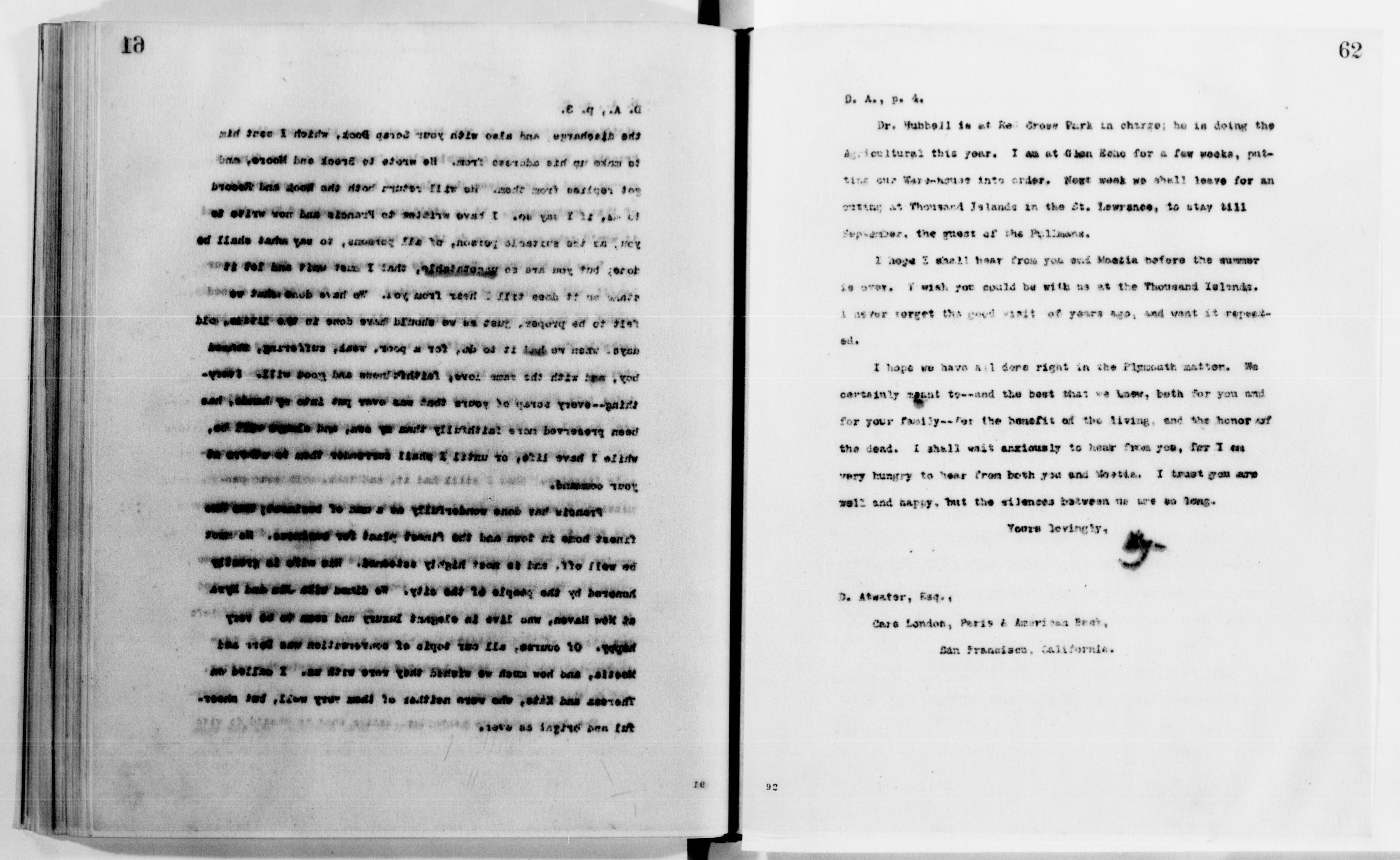 Scanned image of the current content page