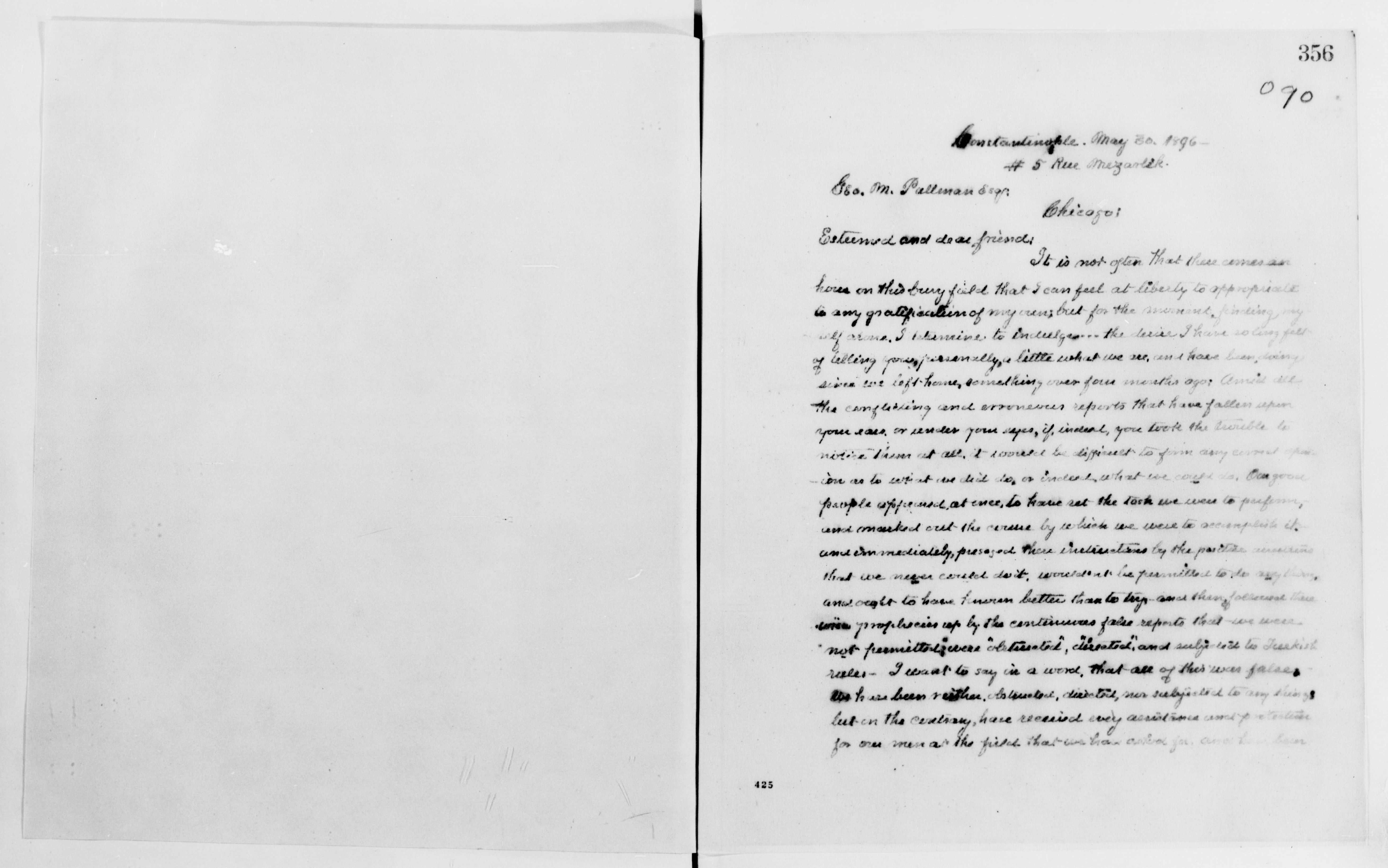 Scanned image of the current content page