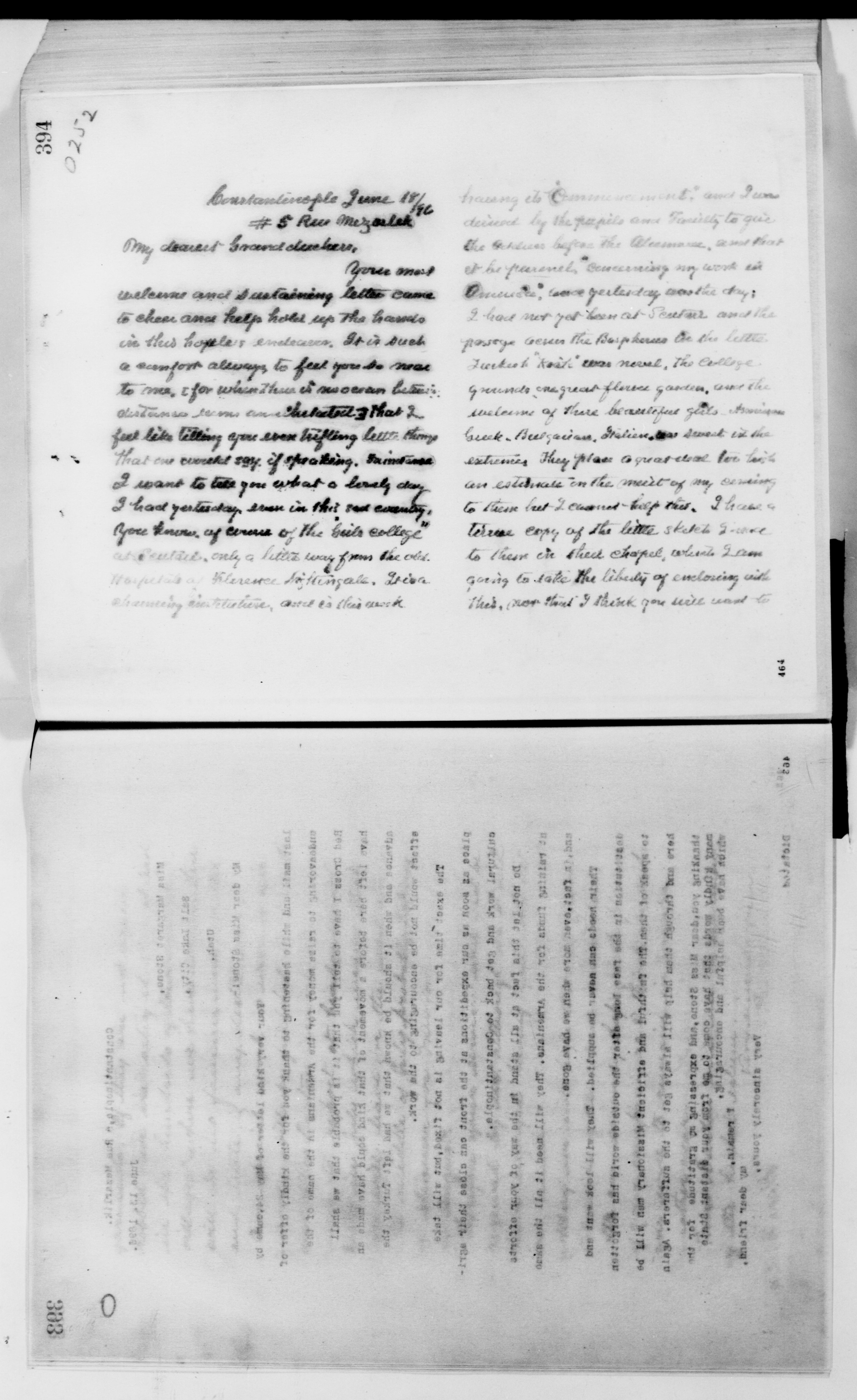 Scanned image of the current content page