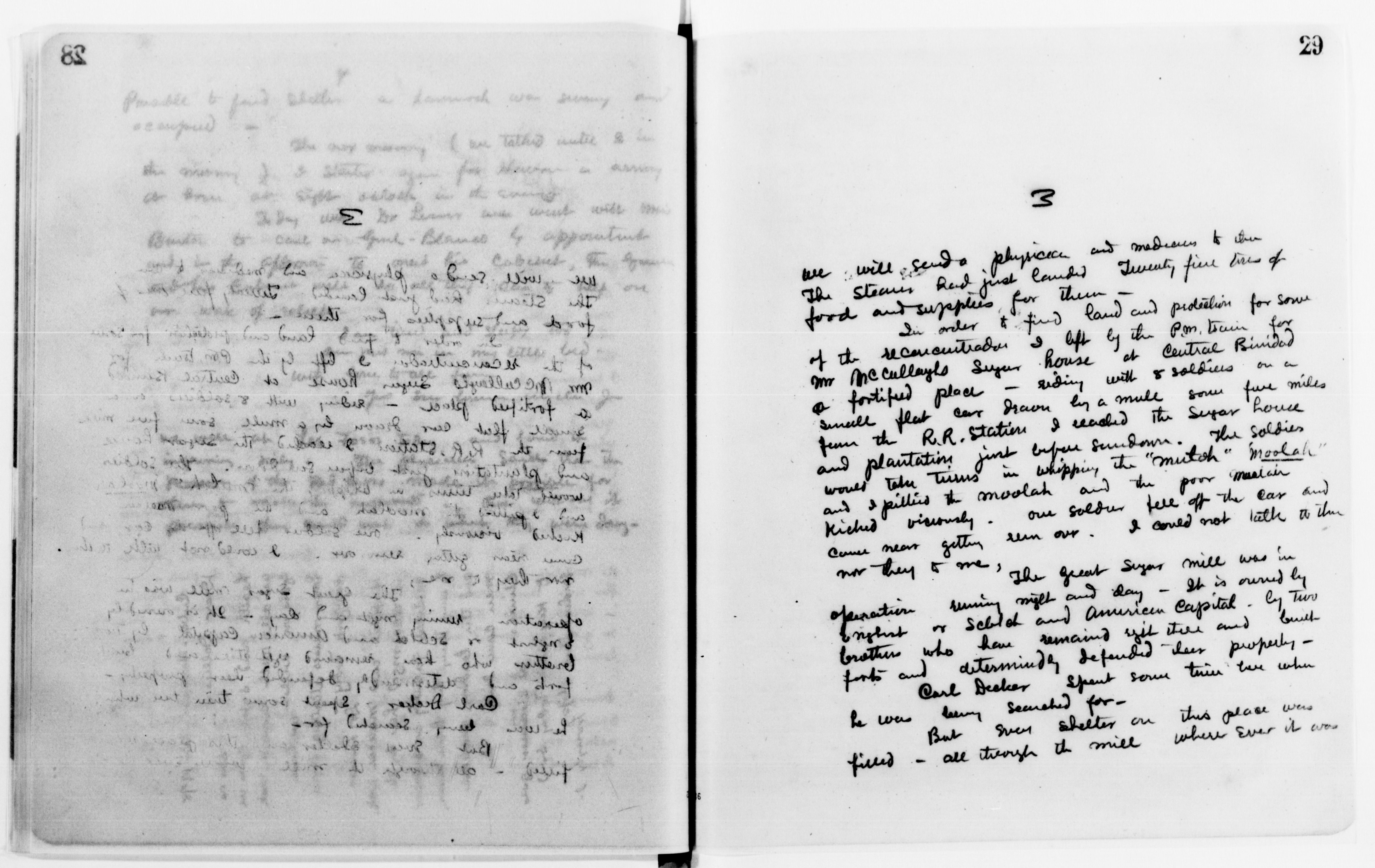 Scanned image of the current content page