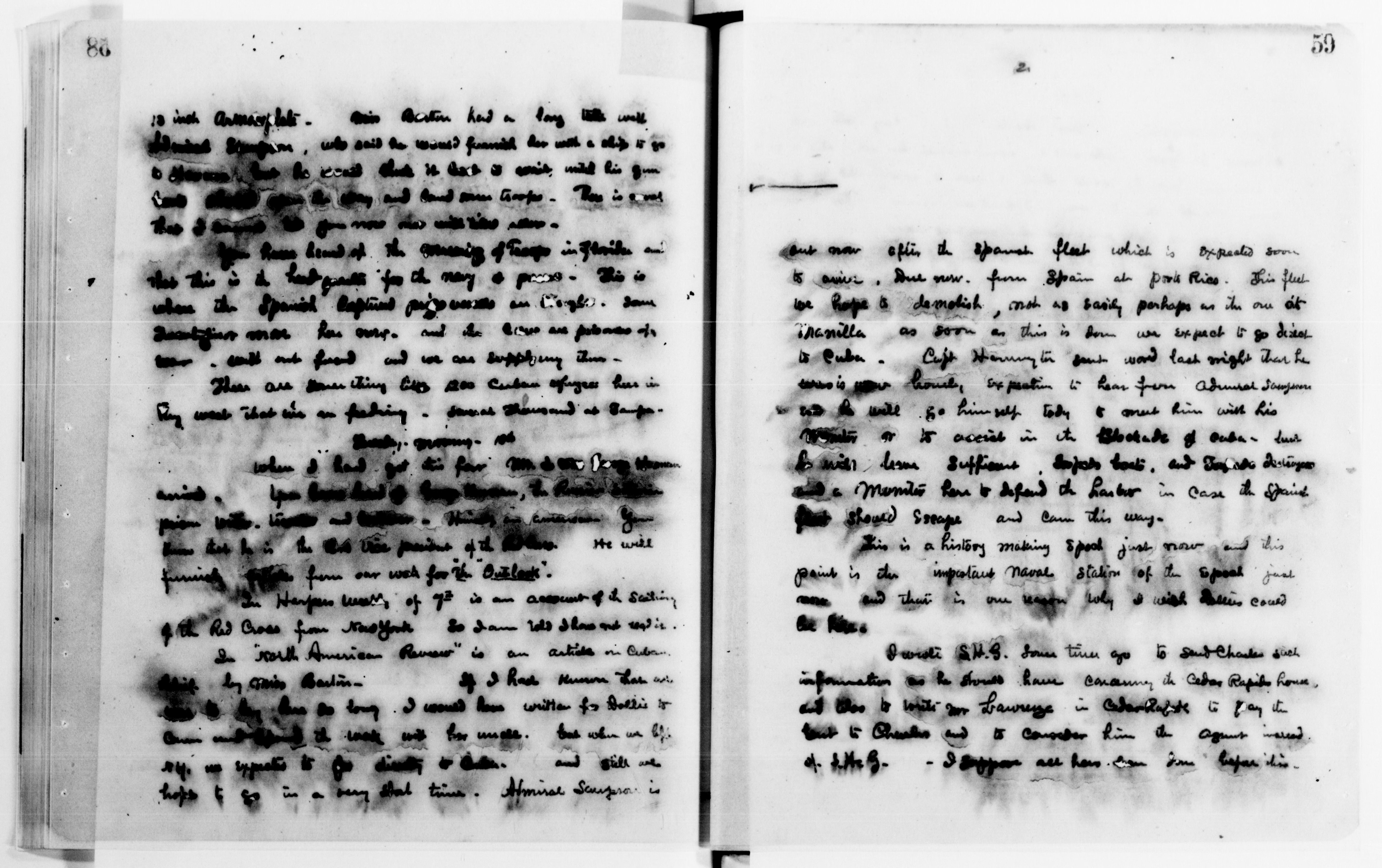 Scanned image of the current content page