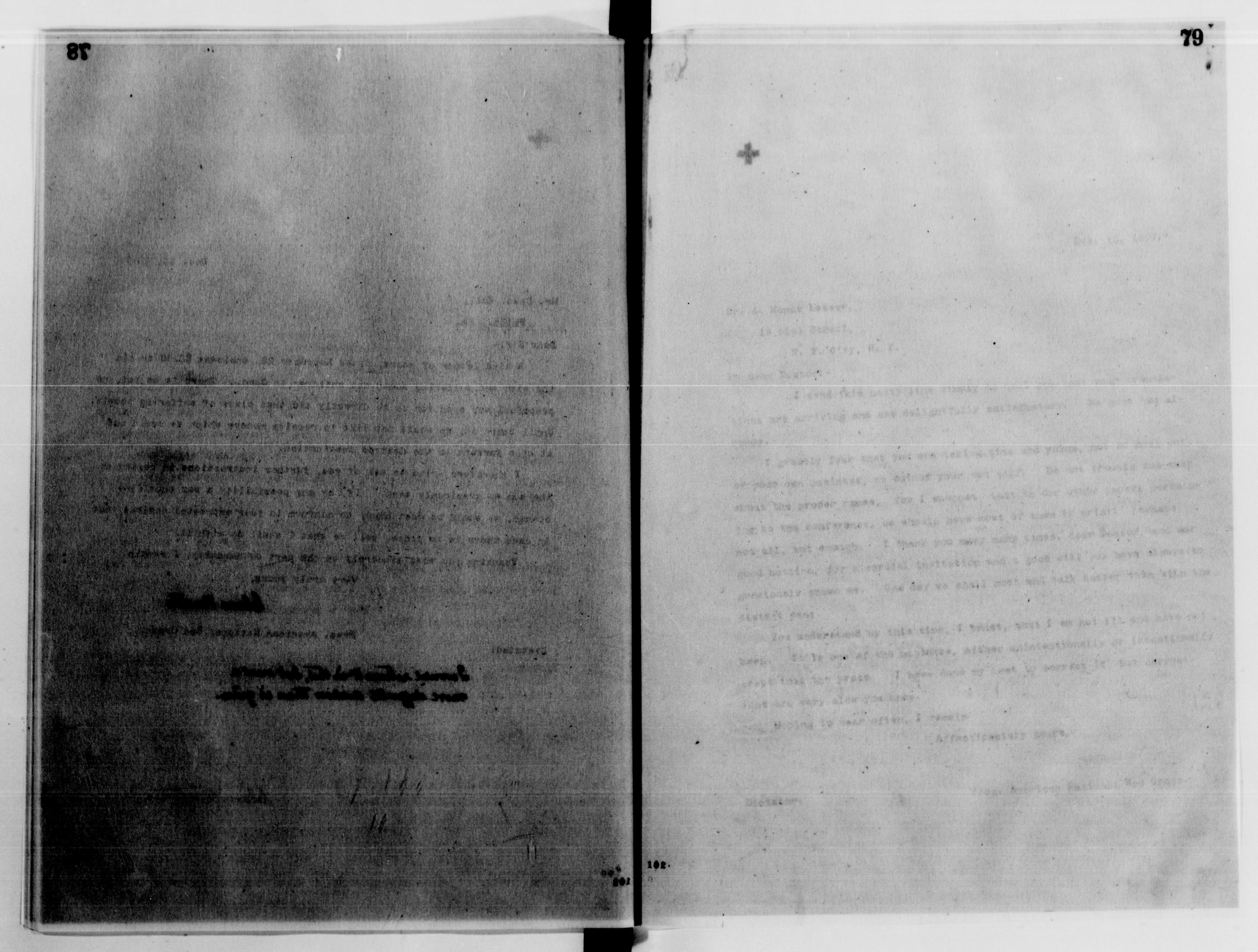 Scanned image of the current content page