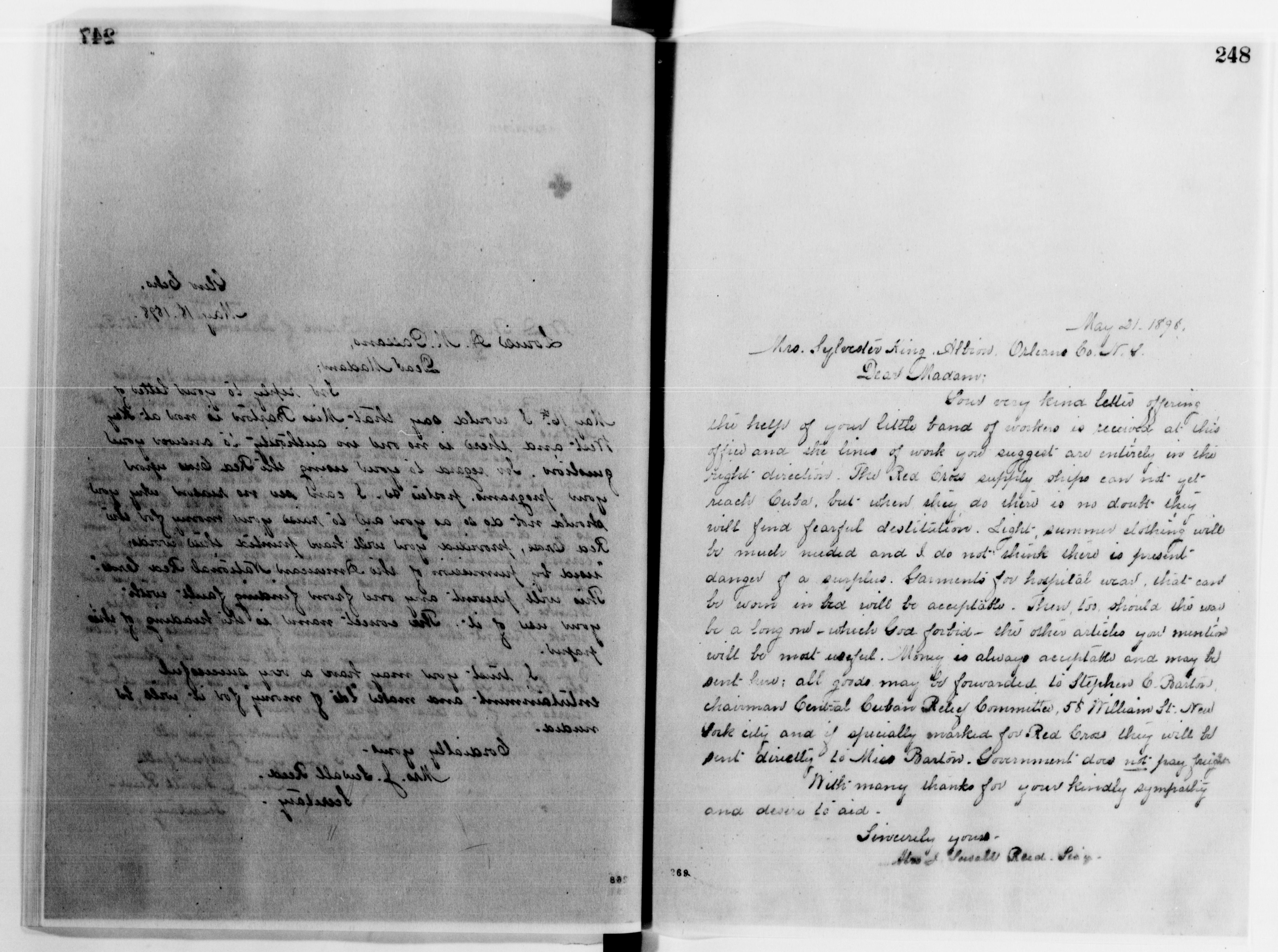 Scanned image of the current content page