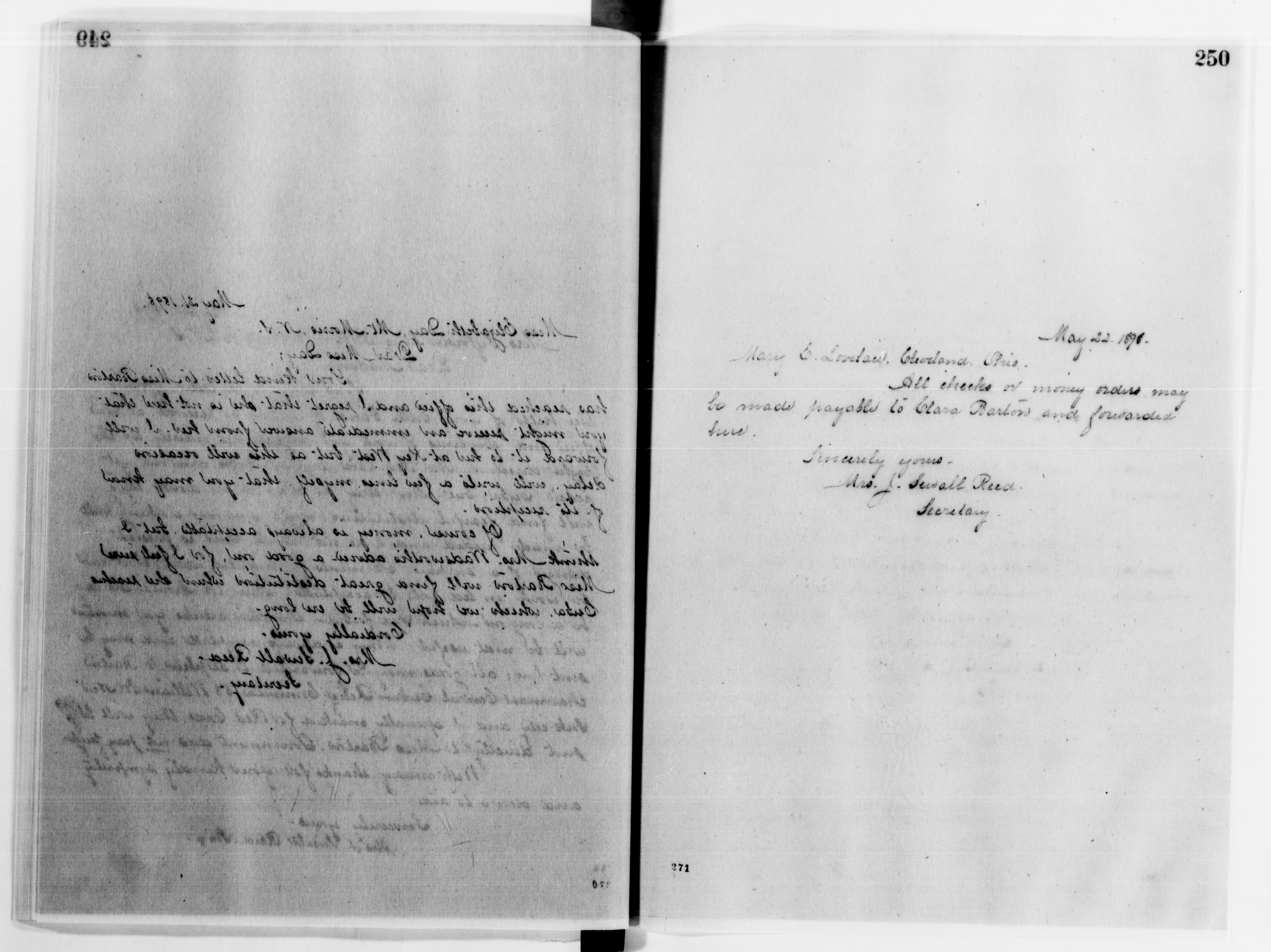 Scanned image of the current content page