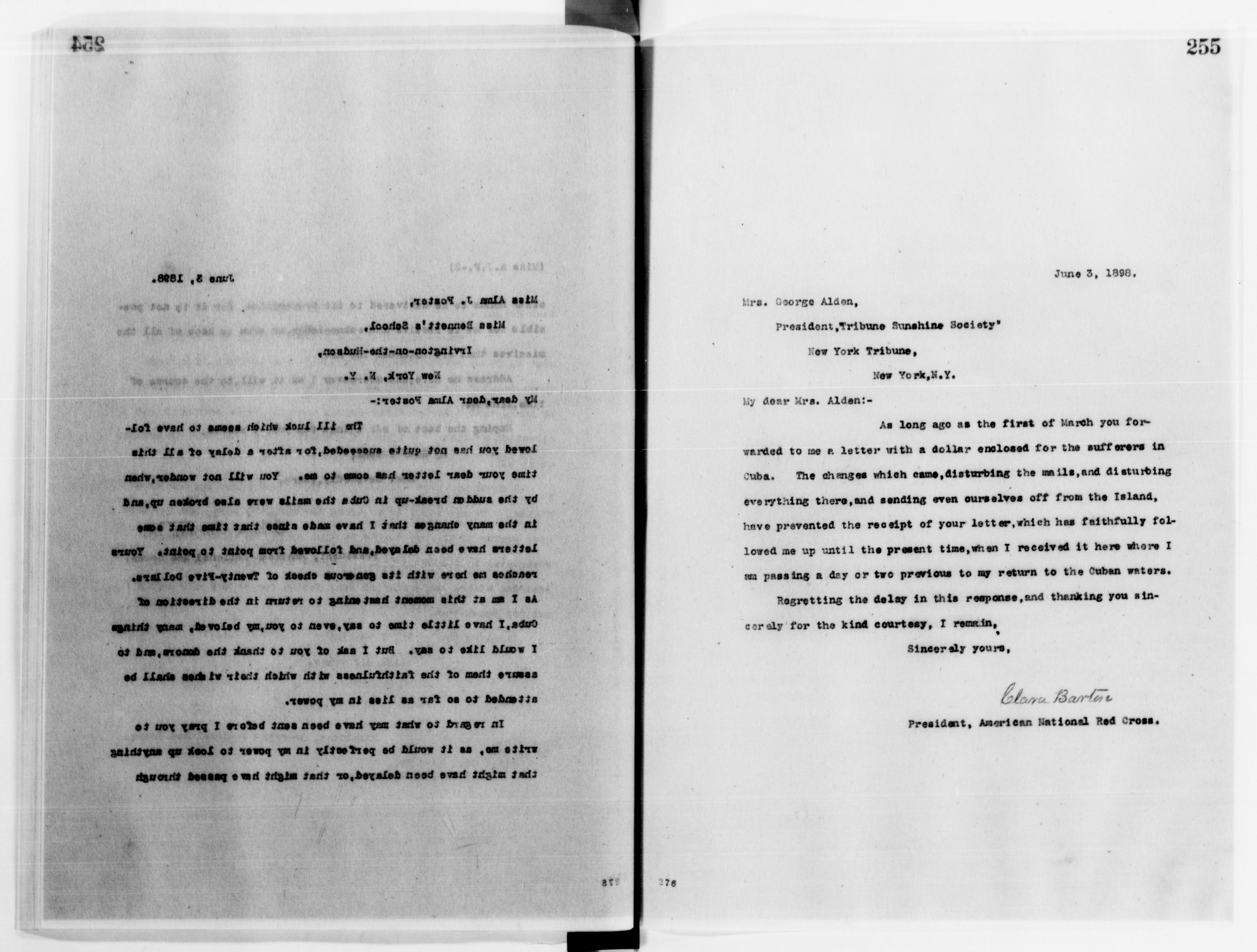 Scanned image of the current content page