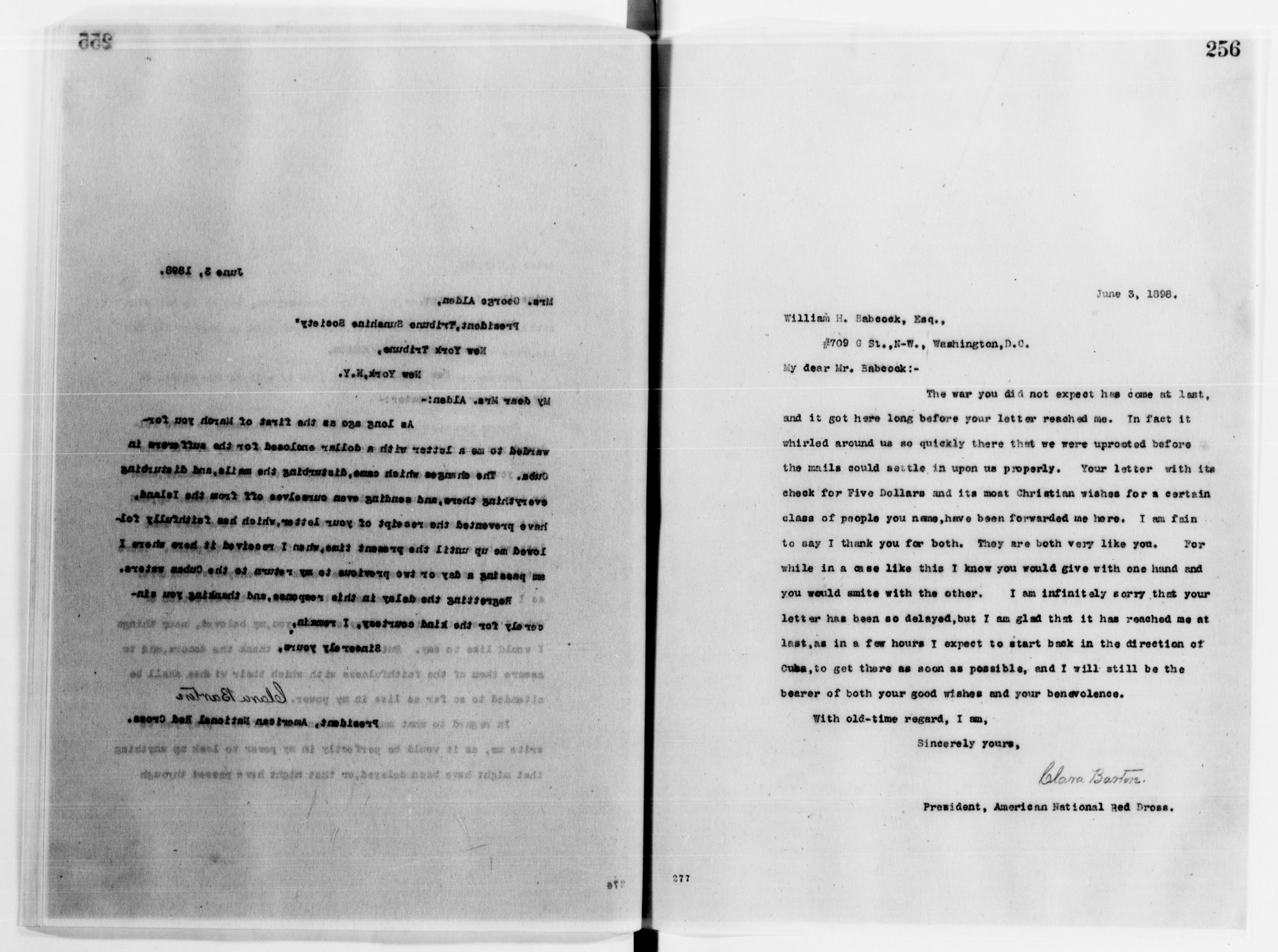 Scanned image of the current content page