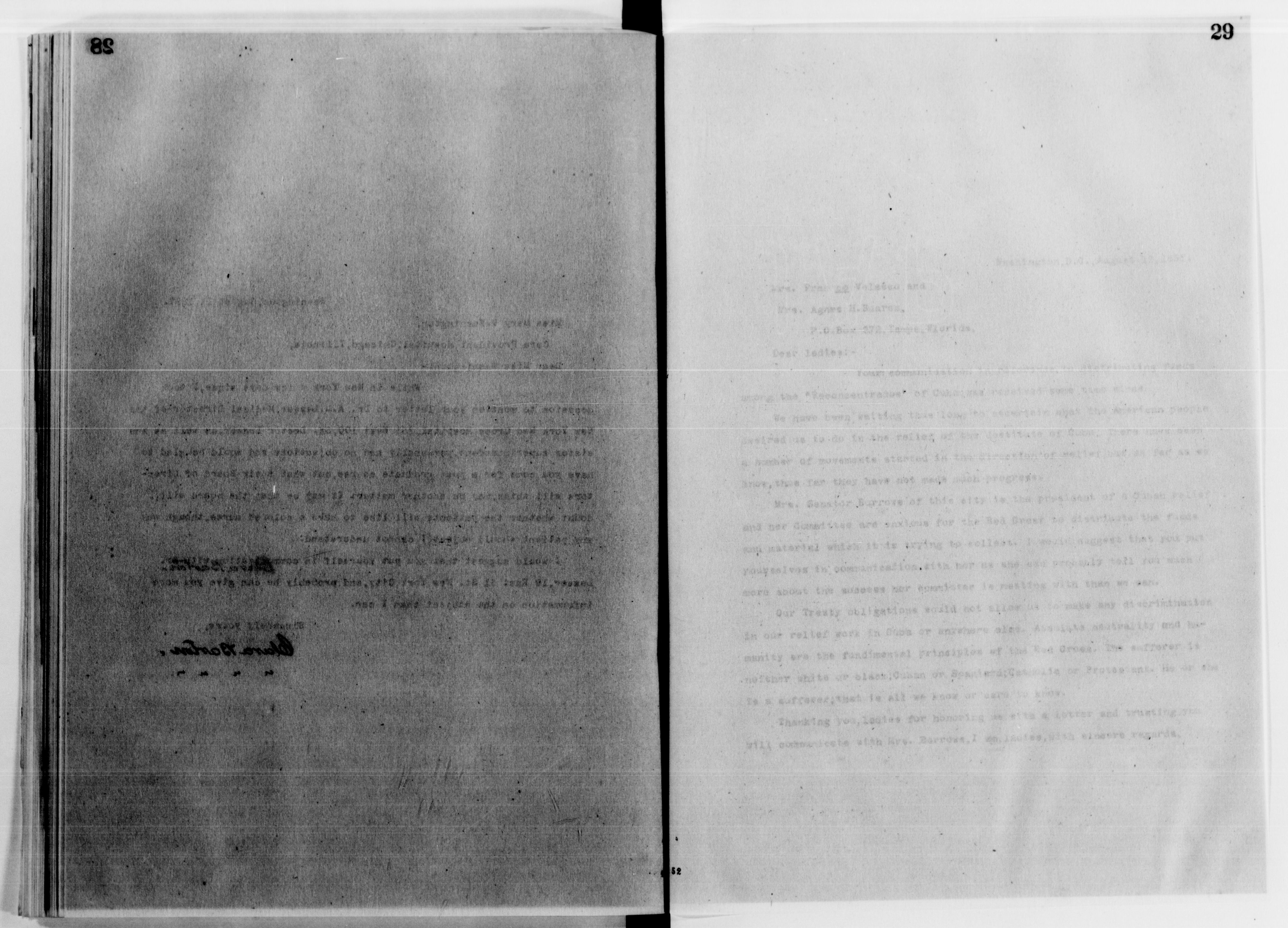 Scanned image of the current content page