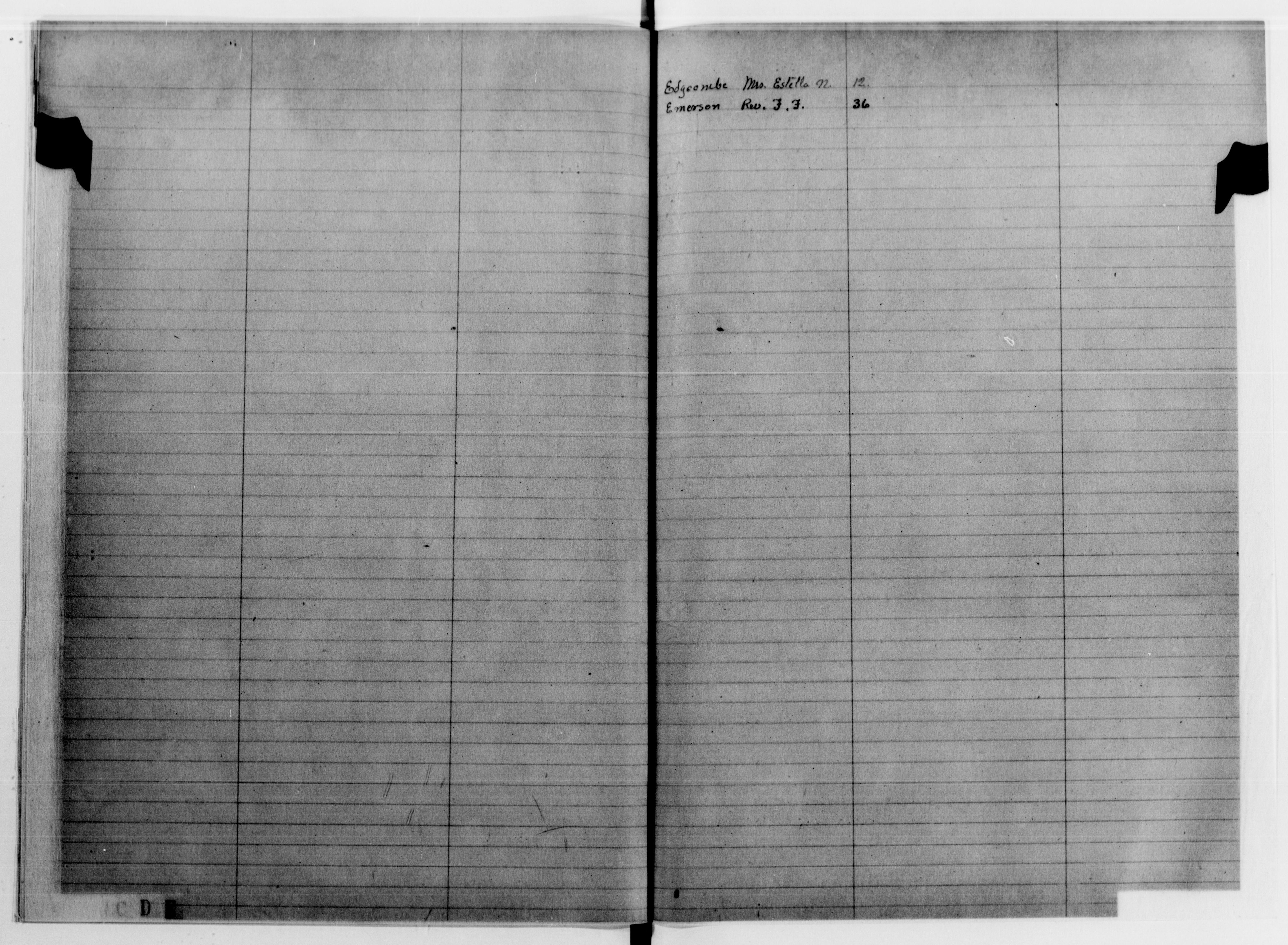 Scanned image of the current content page