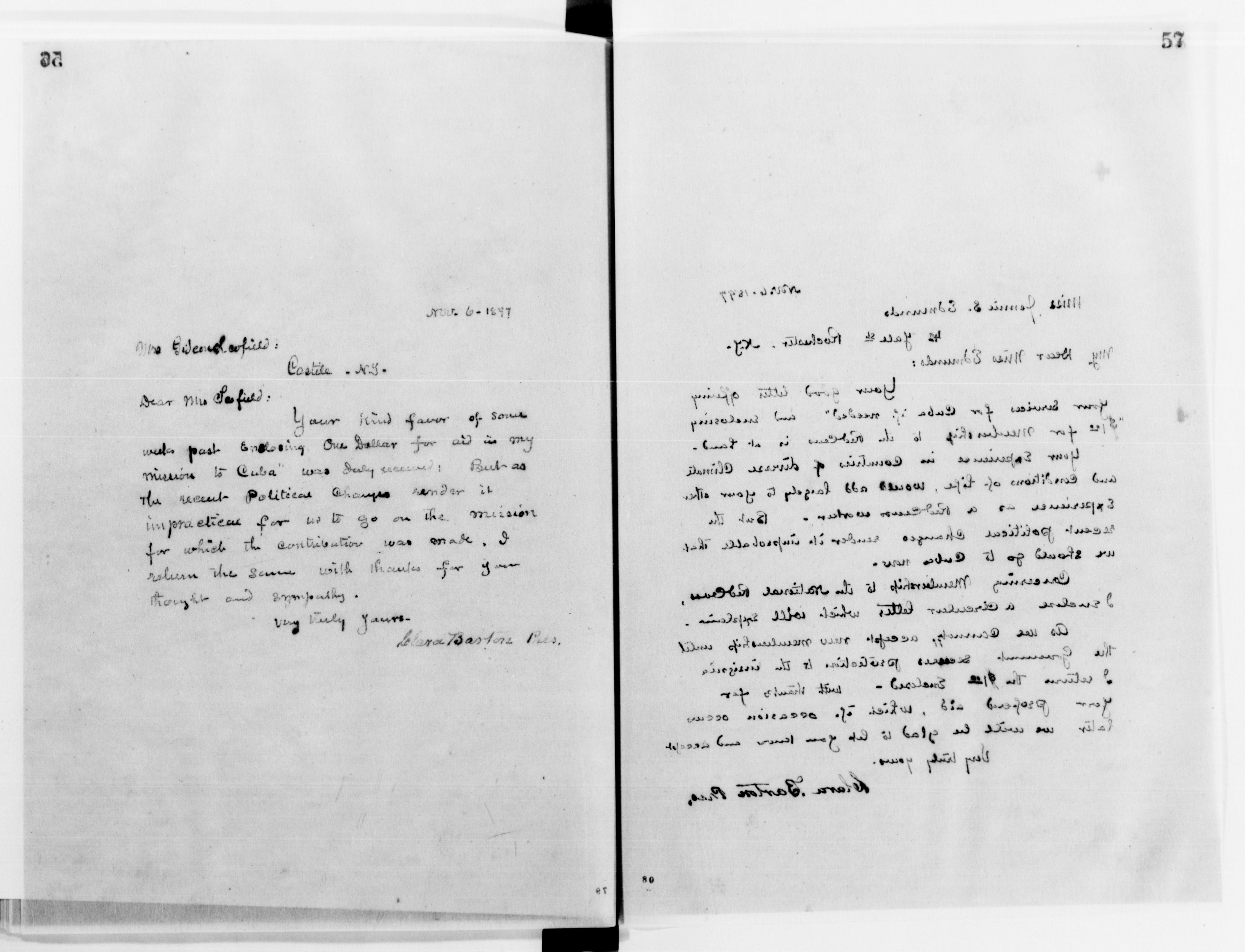 Scanned image of the current content page