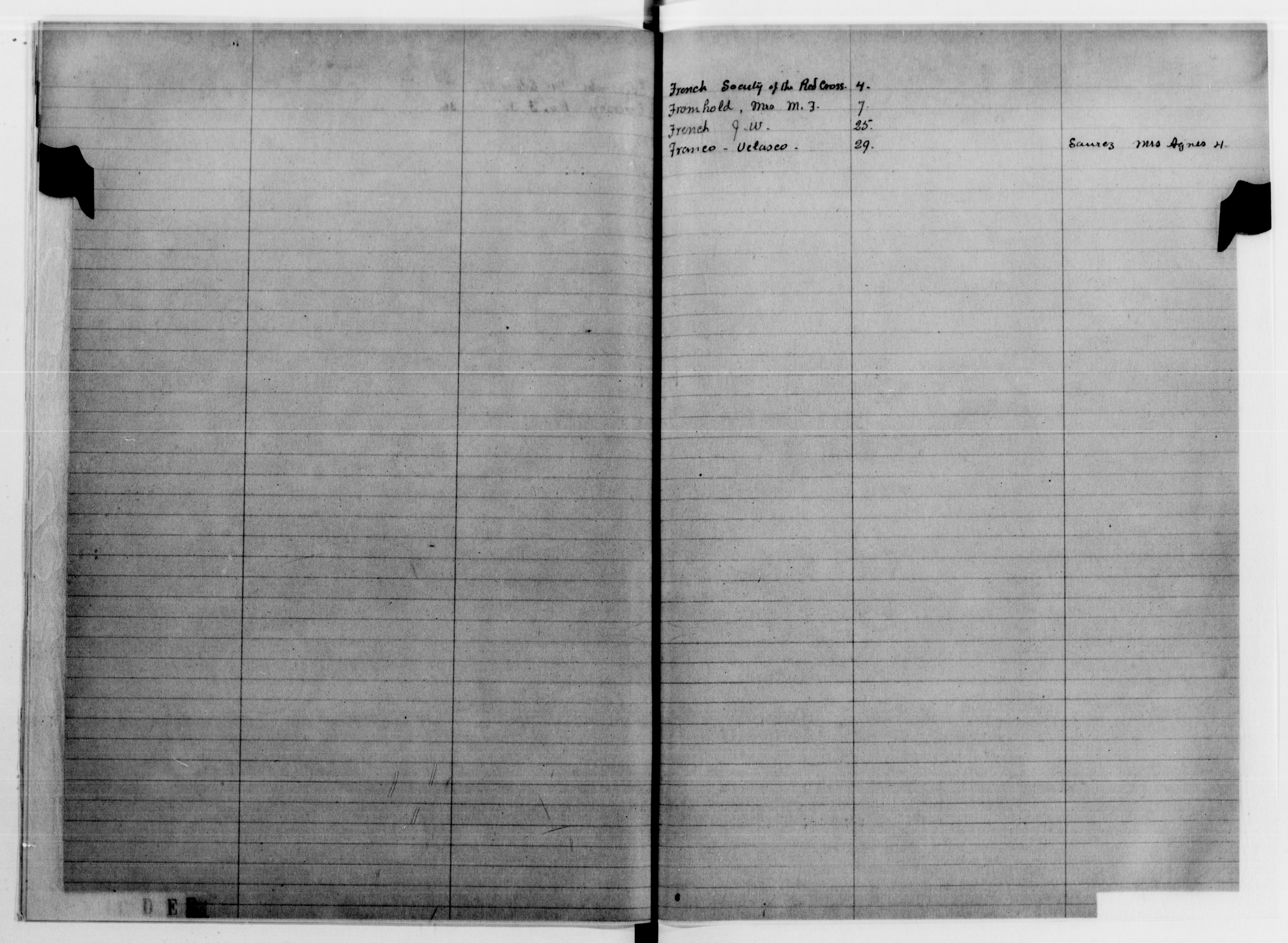 Scanned image of the current content page