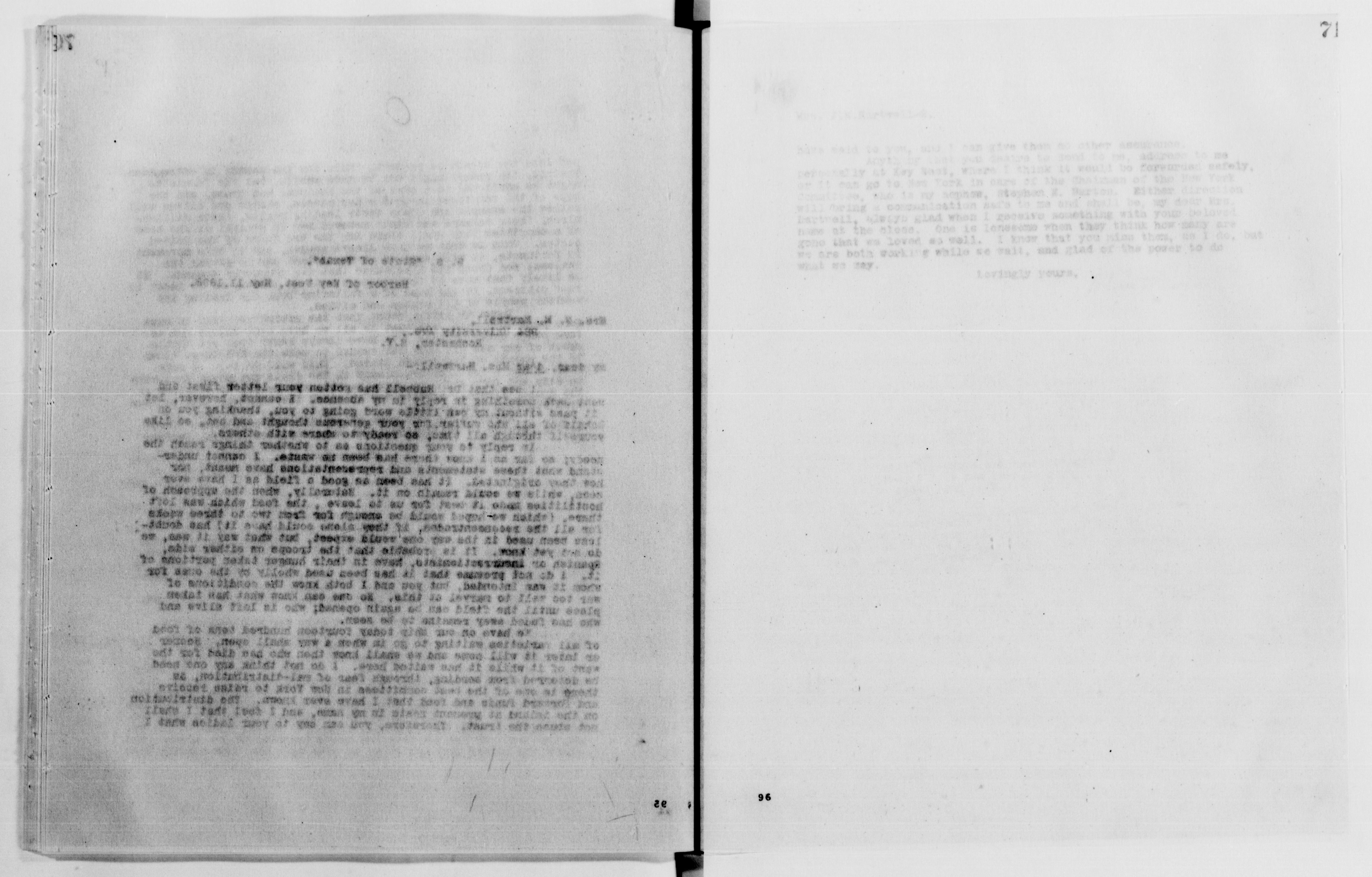 Scanned image of the current content page