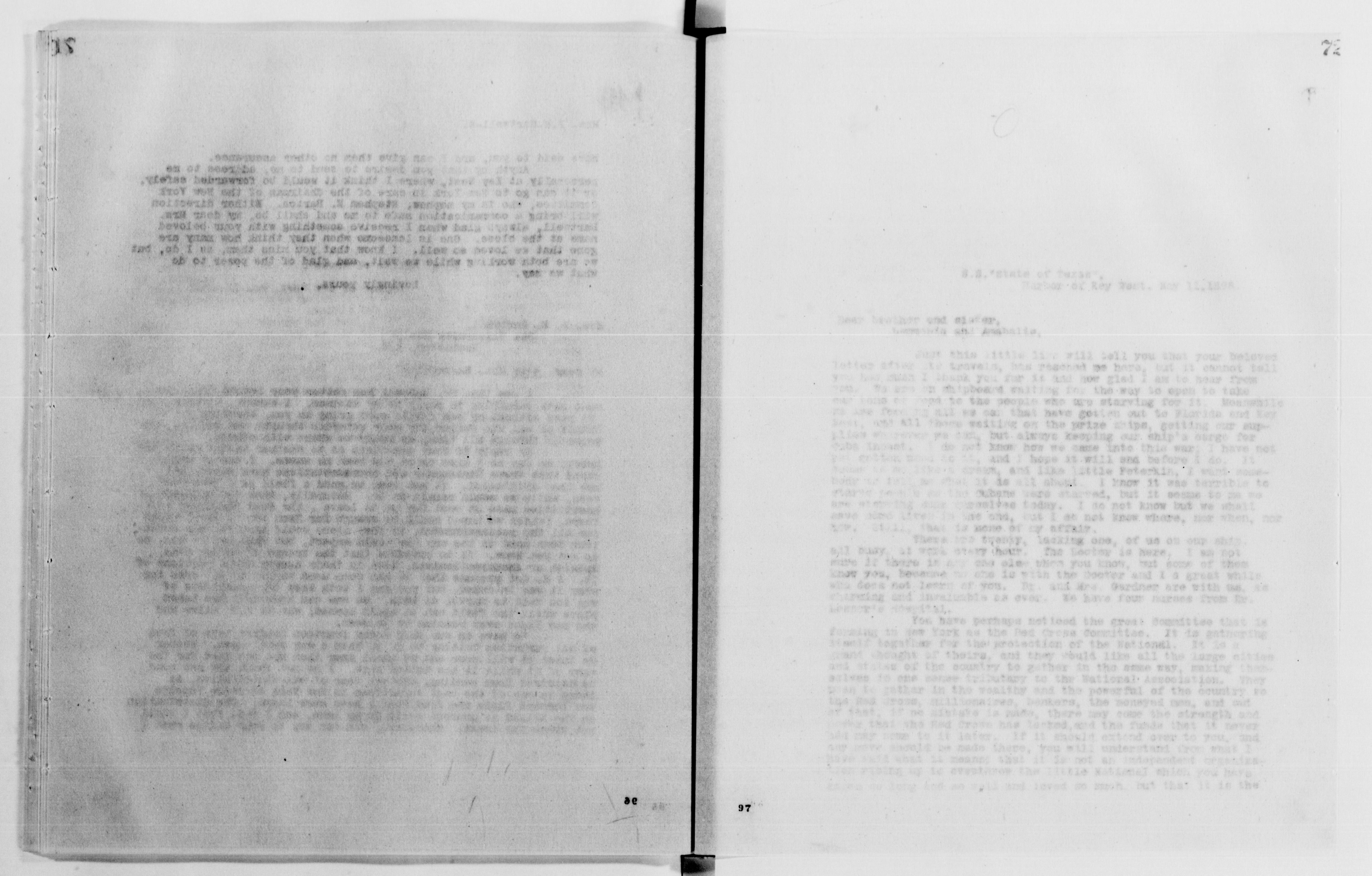 Scanned image of the current content page