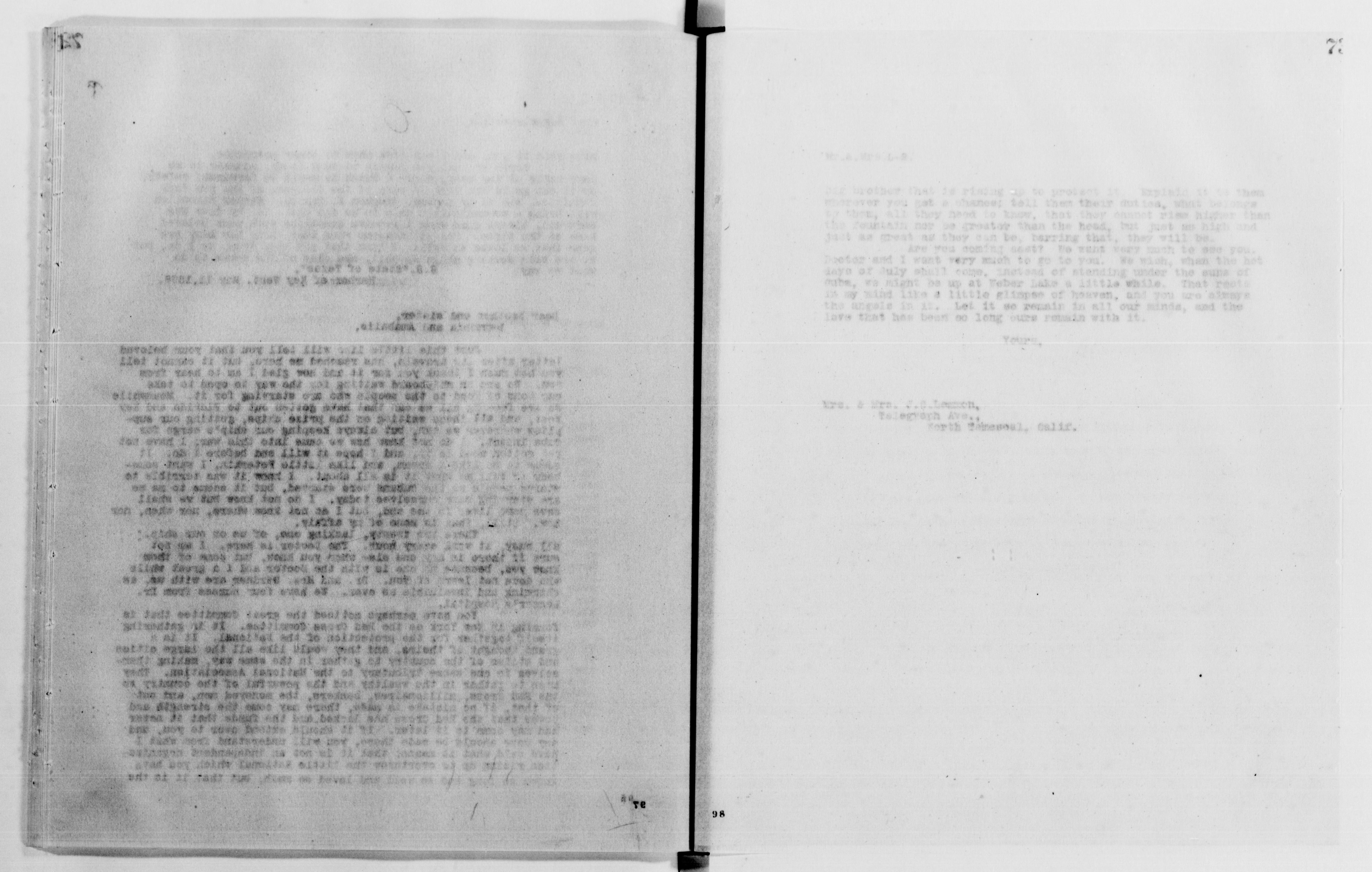 Scanned image of the current content page