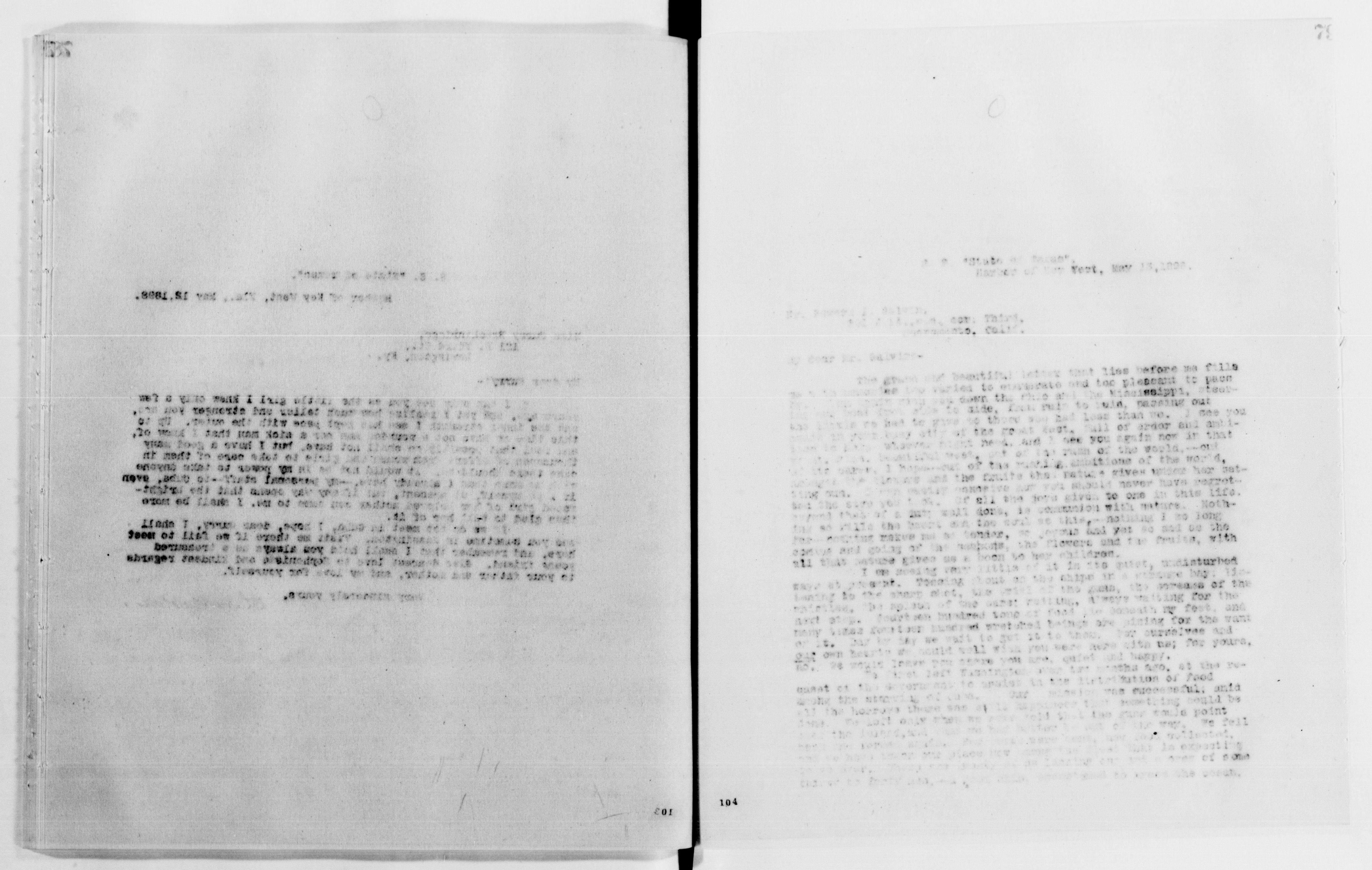 Scanned image of the current content page