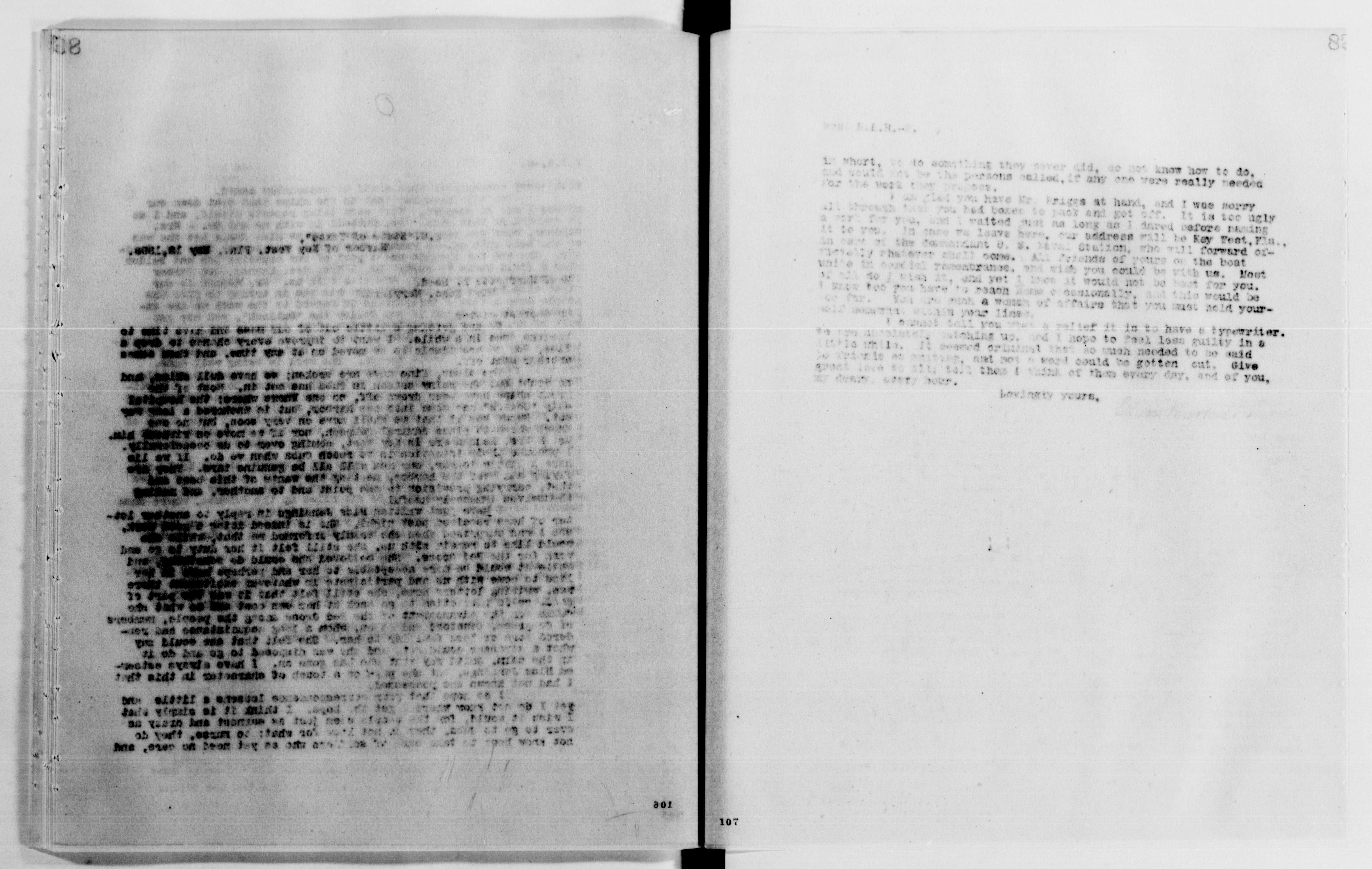 Scanned image of the current content page